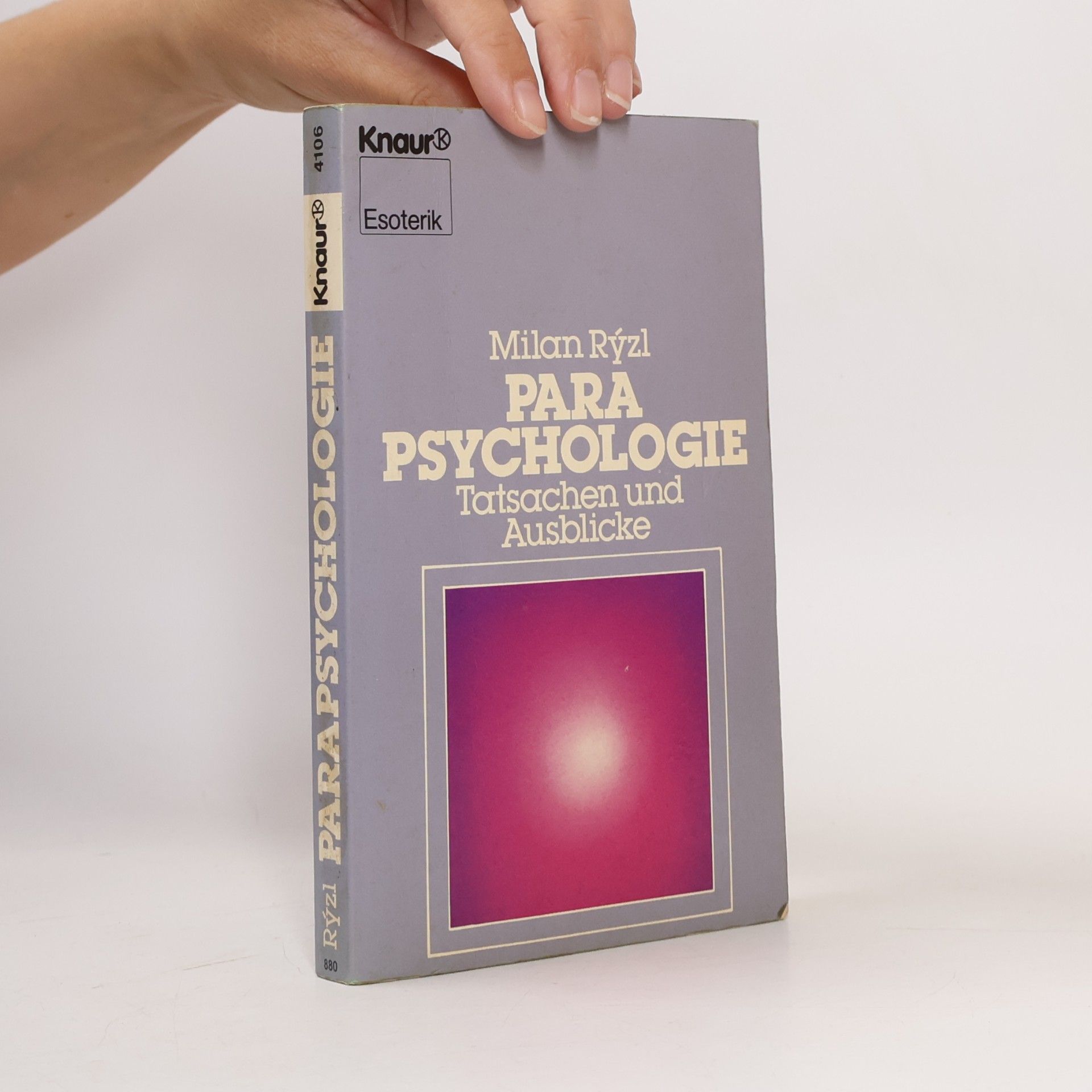 Milan Rýzl Parapsychologie
