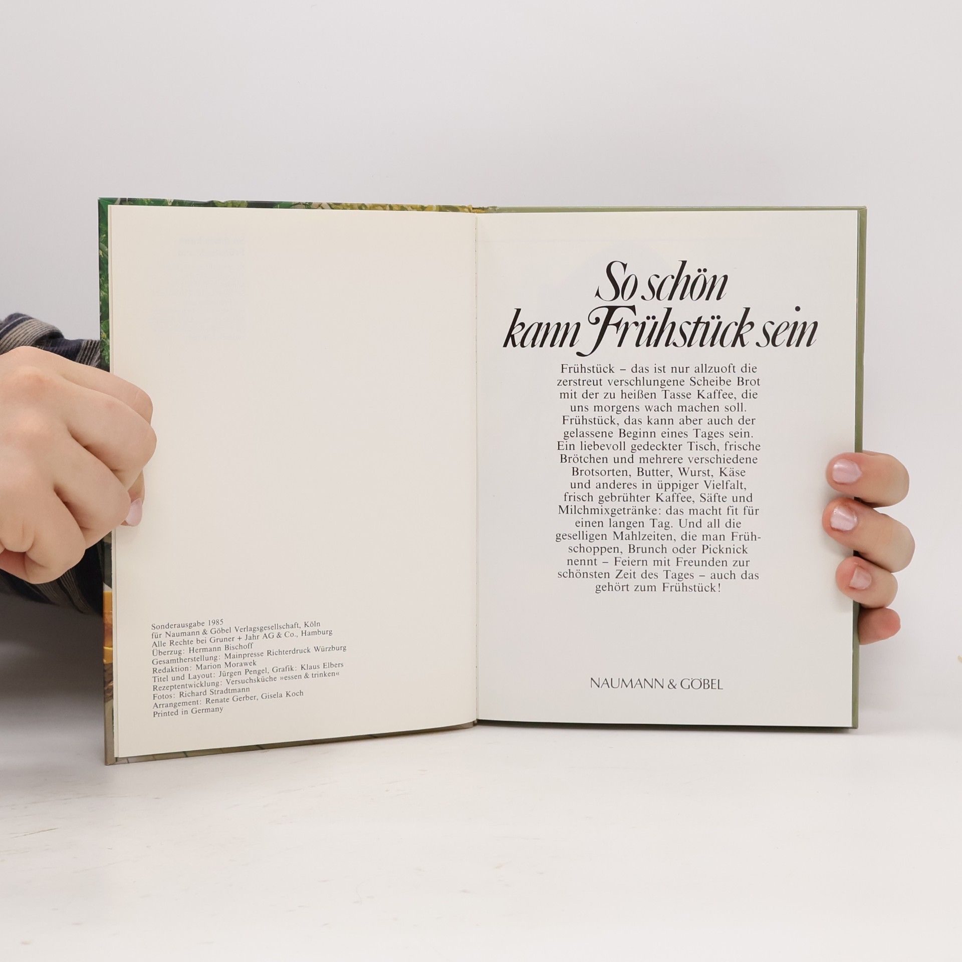 Richard Stradtmann Das große Frühstücksbuch
