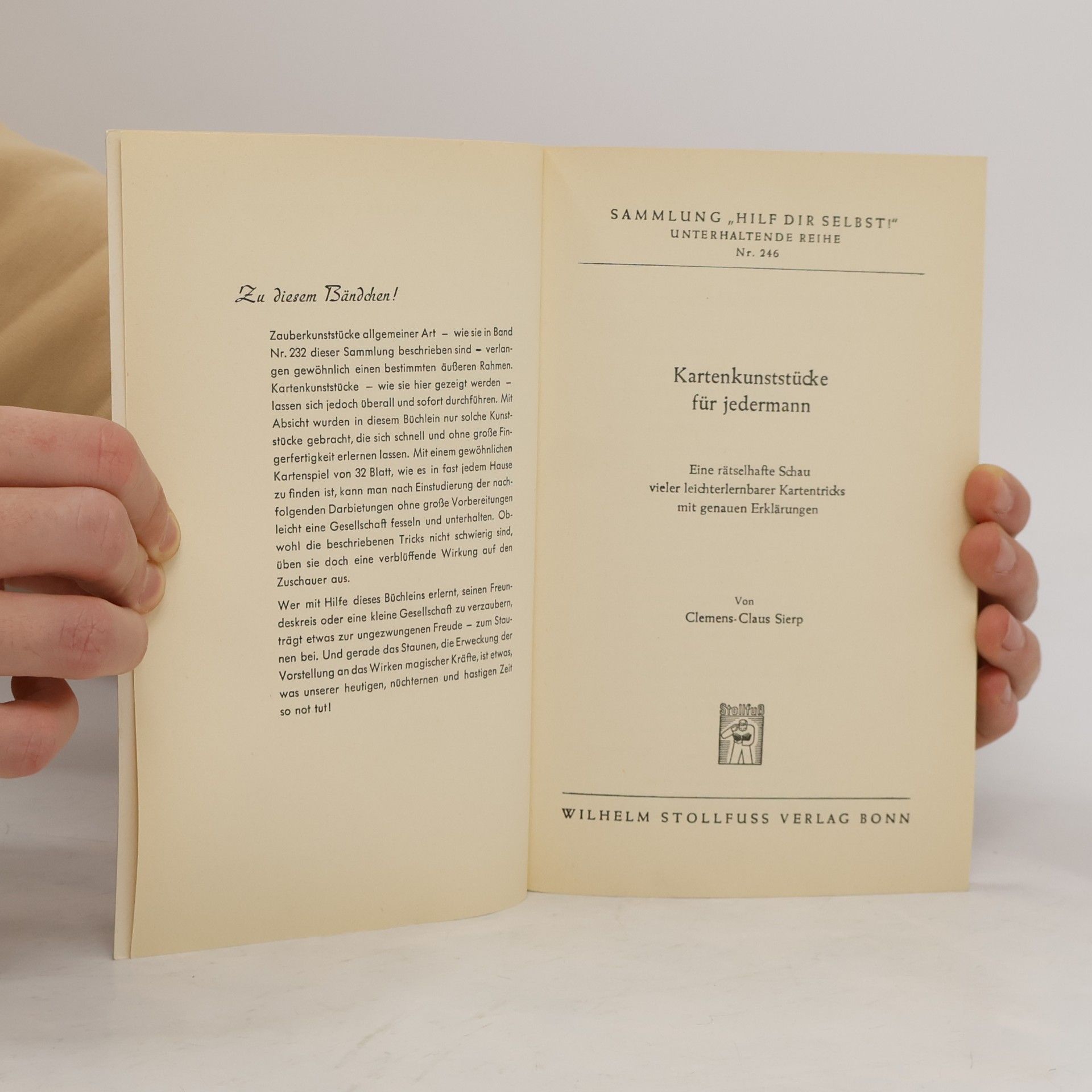 Clemens C. Sierp Kartenkunststücke für jedermann