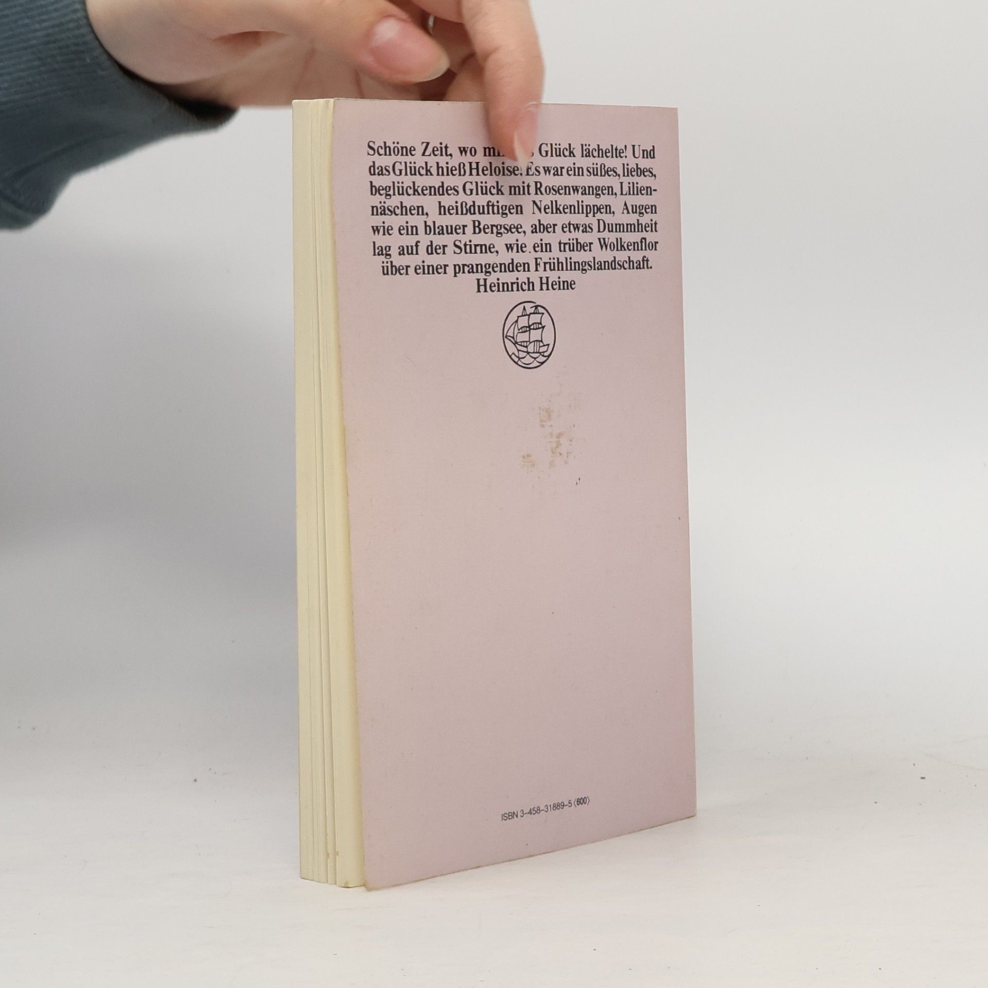 Heinrich Heine Insel Taschenbuch - 189: Aus den Memoiren des Herrn von Schnabelewopski