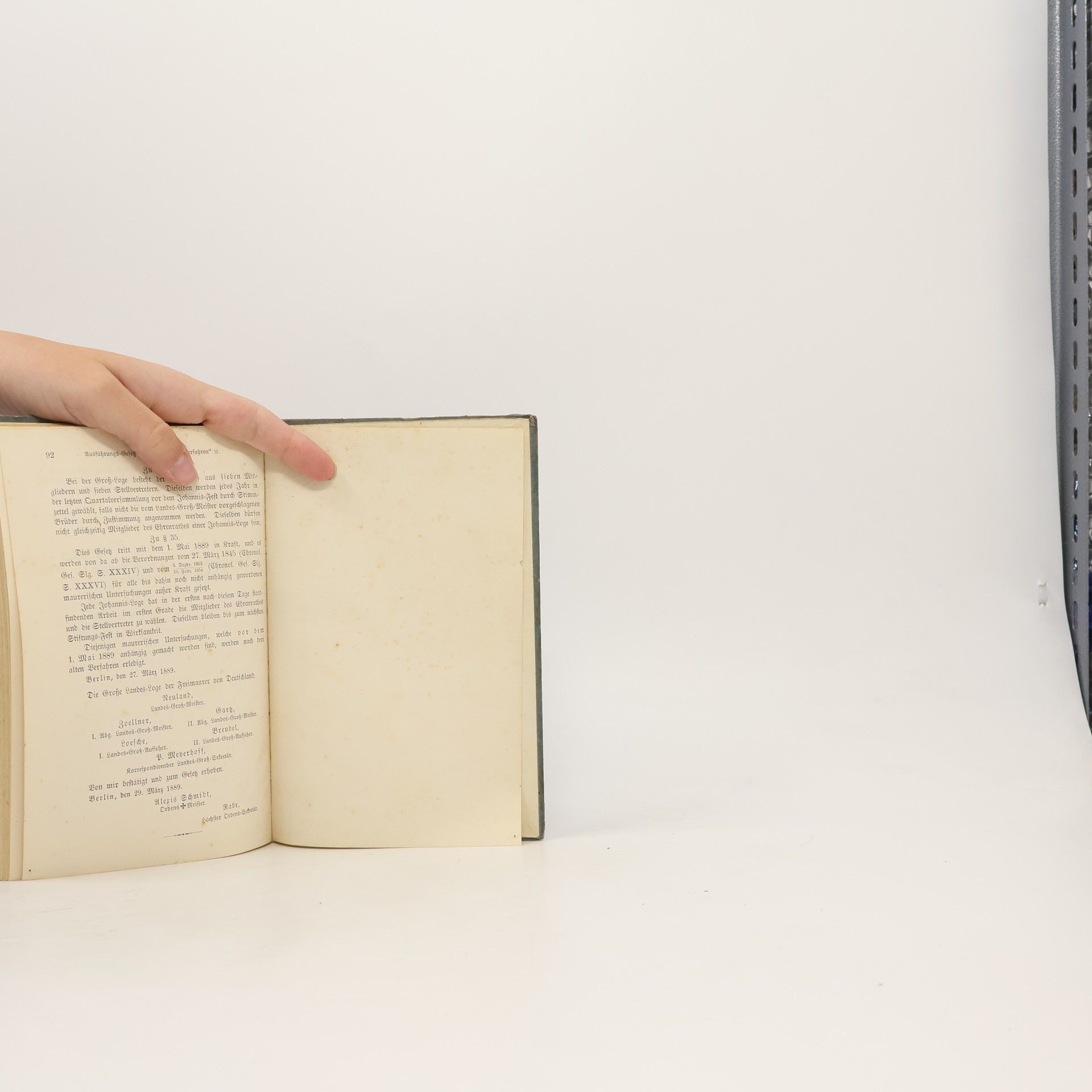 kolektiv Handbuch für die Brüder der Großen Landes-Loge der Freimaurer von Deutschland