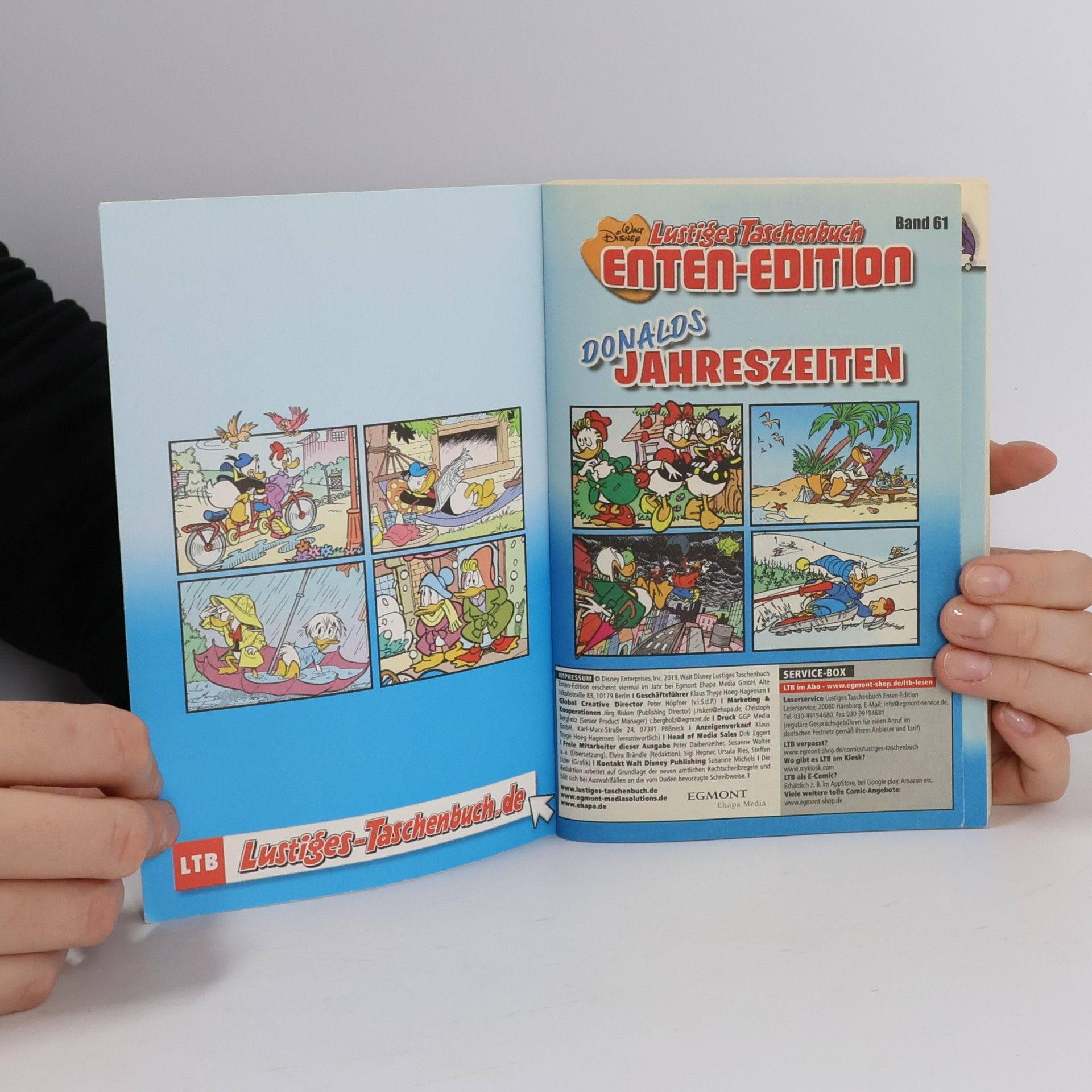Walt Disney Lustiges Taschenbuch Enten-Edition 61. Donalds Jahreszeiten