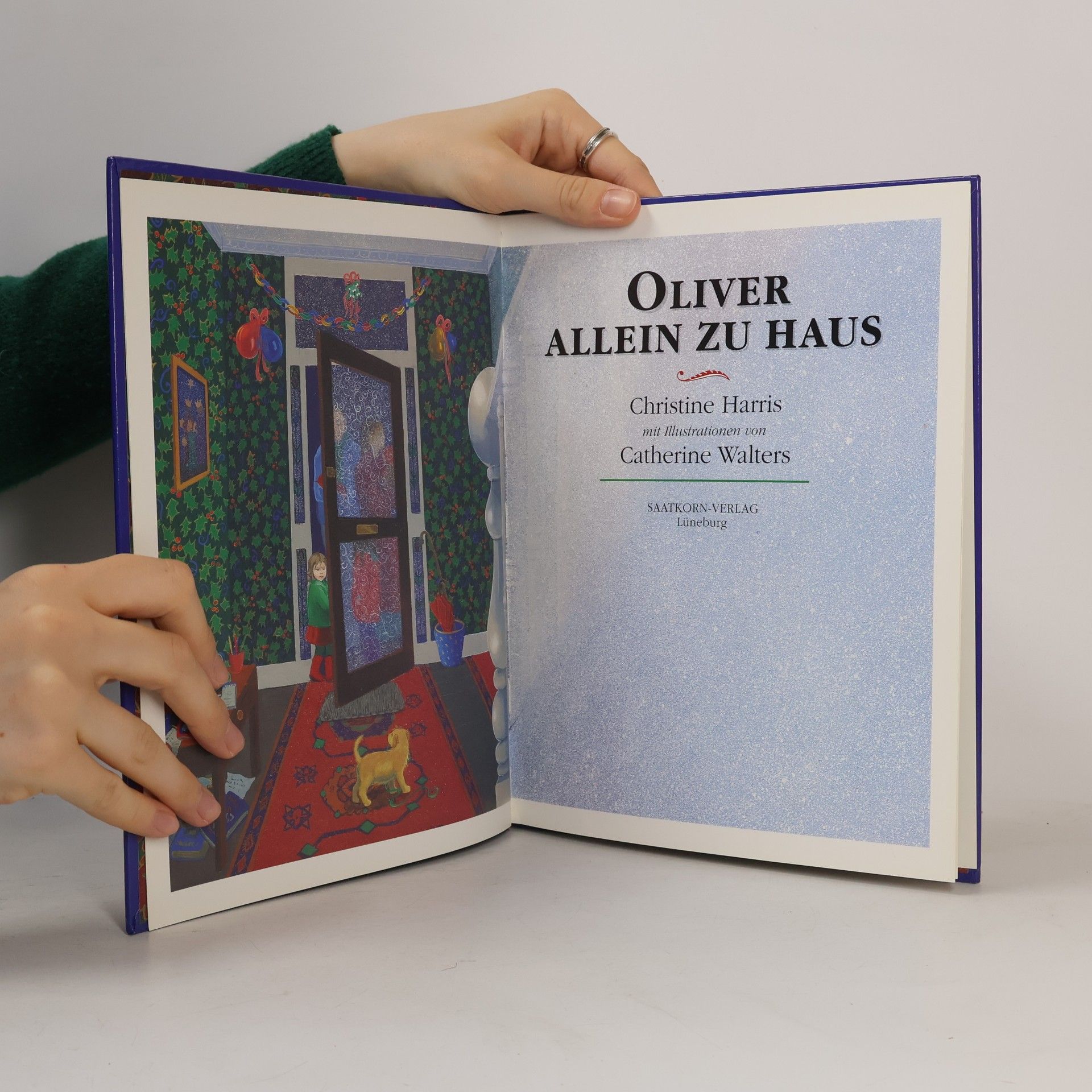 Christine Harris Oliver allein zu Haus