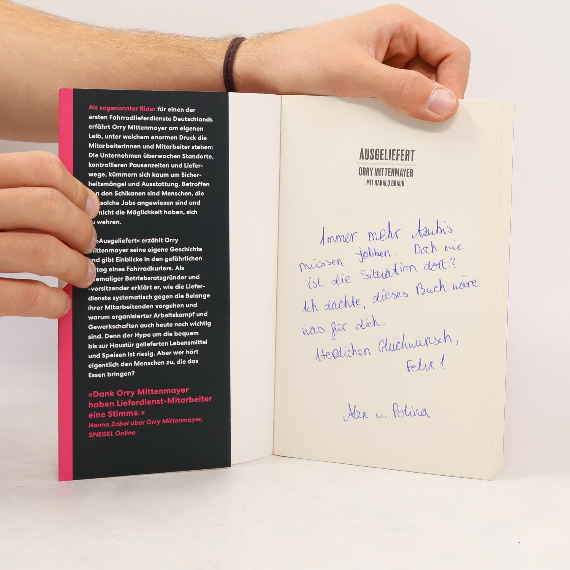 Orry Mittenmayer Ausgeliefert. Wie Lieferdienste ihre Fahrer ausbeuten, warum uns das alle ärmer macht – und was wir dagegen tun können