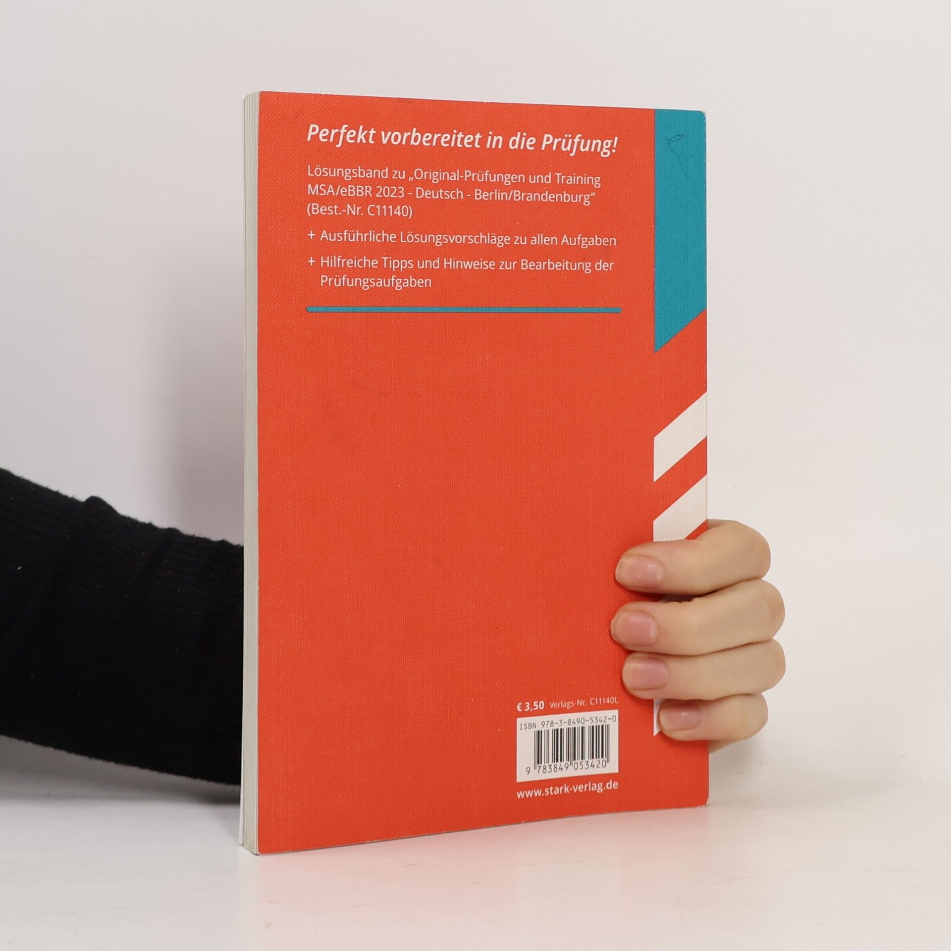 Autorenkollektiv STARK Lösungen zu Original-Prüfungen und Training MSA/eBBR 2023 - Deutsch - Berlin/Brandenburg