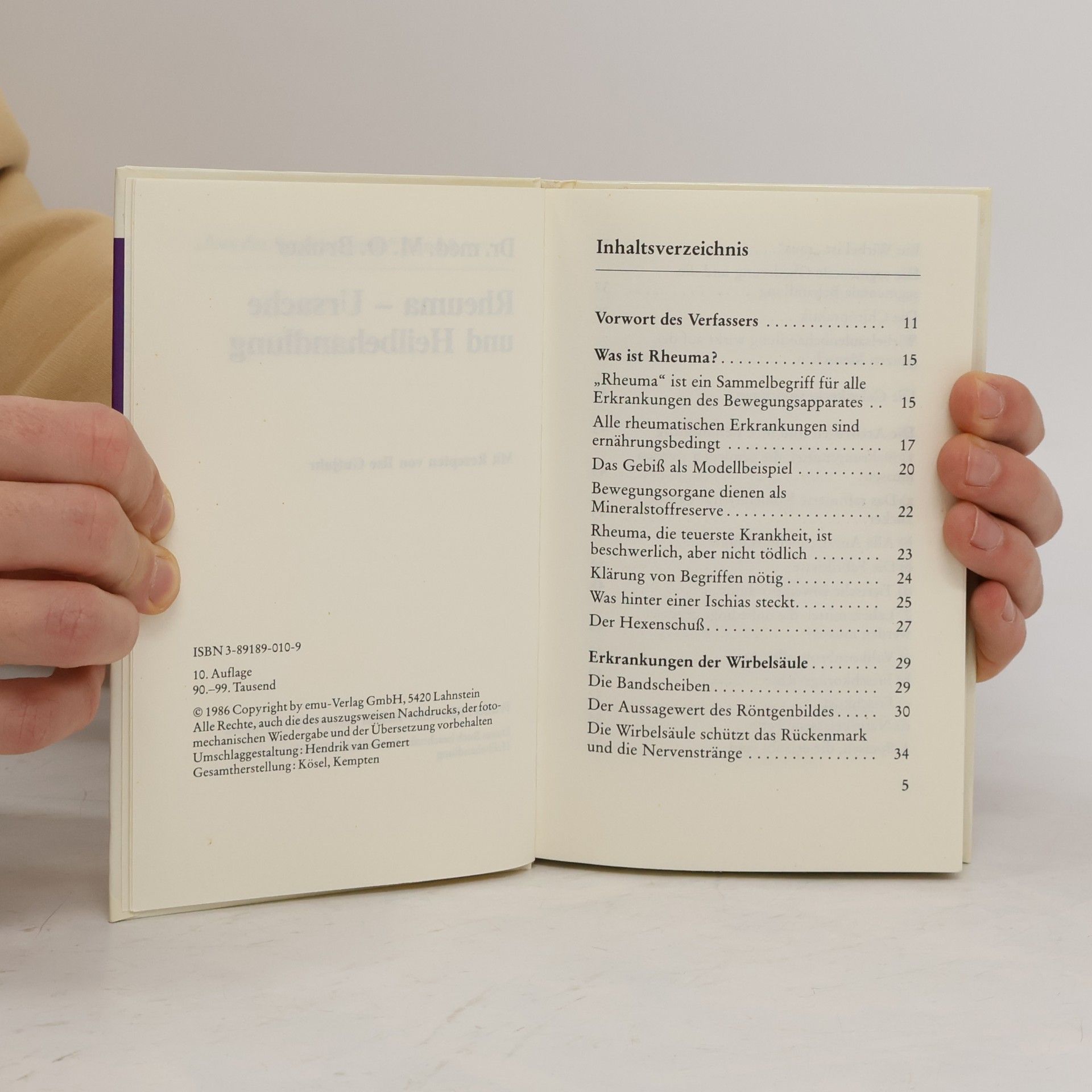 Max Otto Bruker Rheuma - Ursache und Heilbehandlung