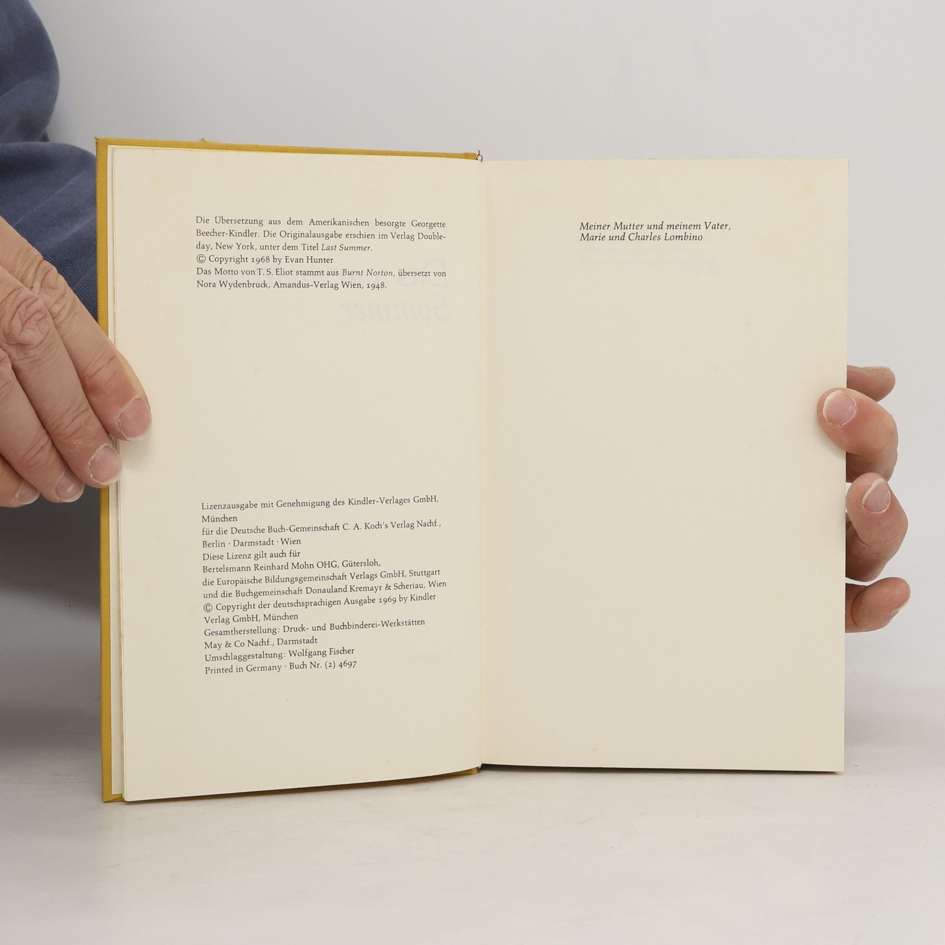 Ed McBain Das war im letzten Sommer