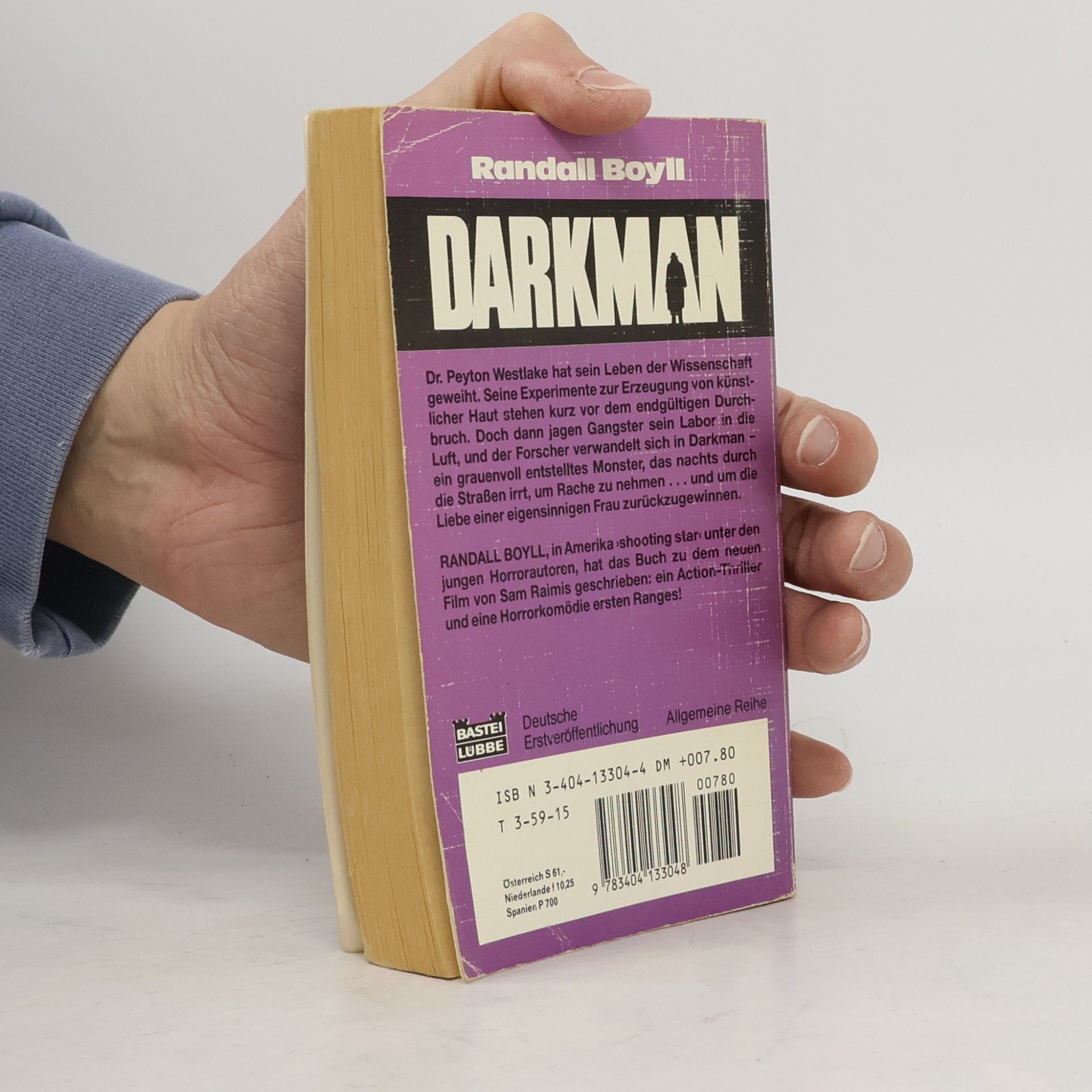 Randall Boyll Darkman. Roman zum Film