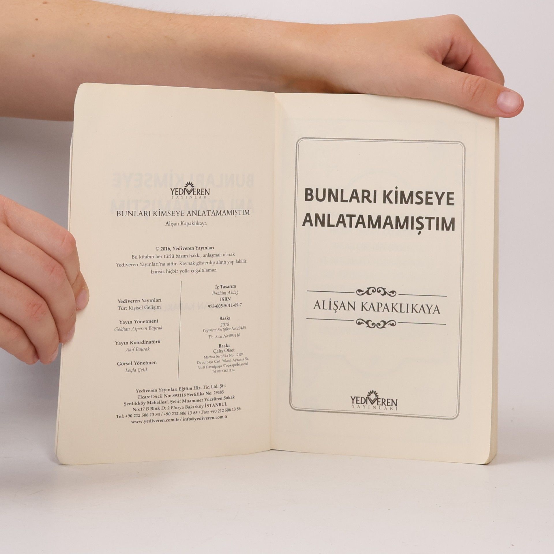 Alişan Kapaklikaya Bunları Kimseye Anlatamamıştım - 107. BASKI