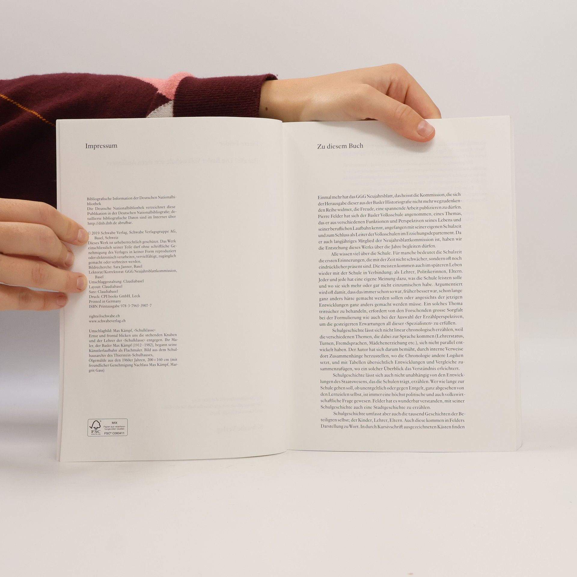 Pierre Belk Neujahrsblatt der Gesellschaft für das Gute und Gemeinnützige, Basel GGG - 197: Für alle! Die Basler Volksschule seit ihren Anfängen