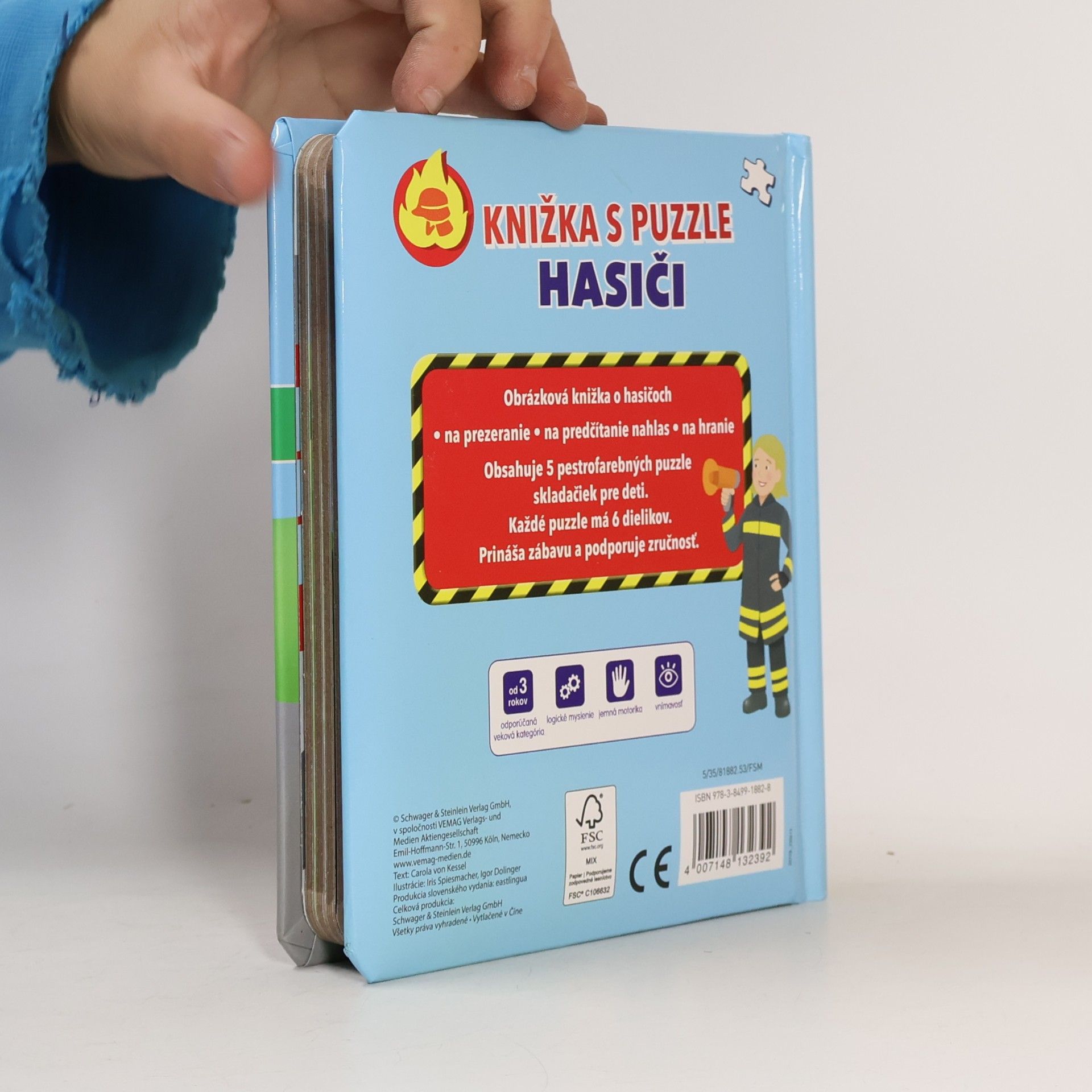 Carola von Kessel Hasiči. Knížka s puzzle