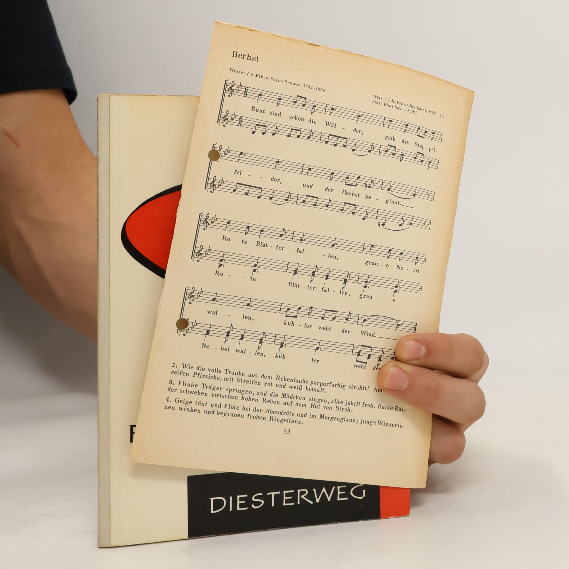 Josef Heers Chorbuch für Volksschulen