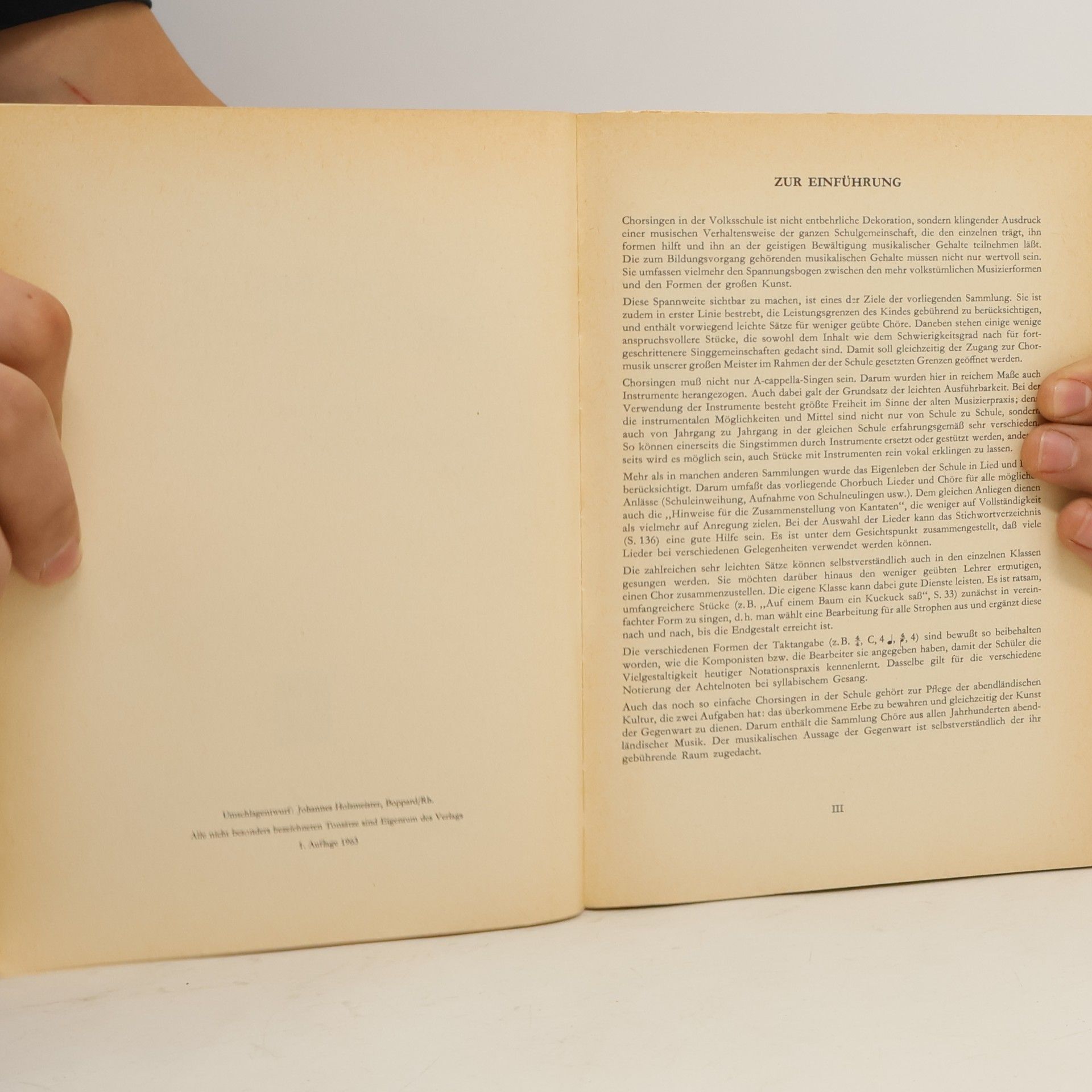 Josef Heers Chorbuch für Volksschulen
