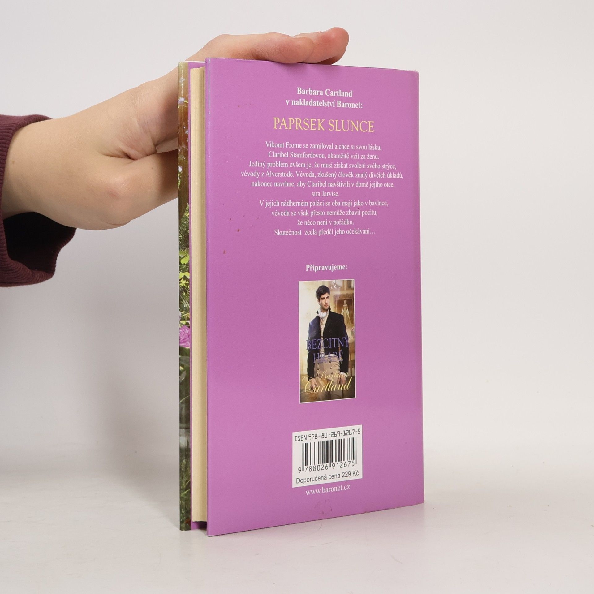 Barbara Cartland Paprsek slunce