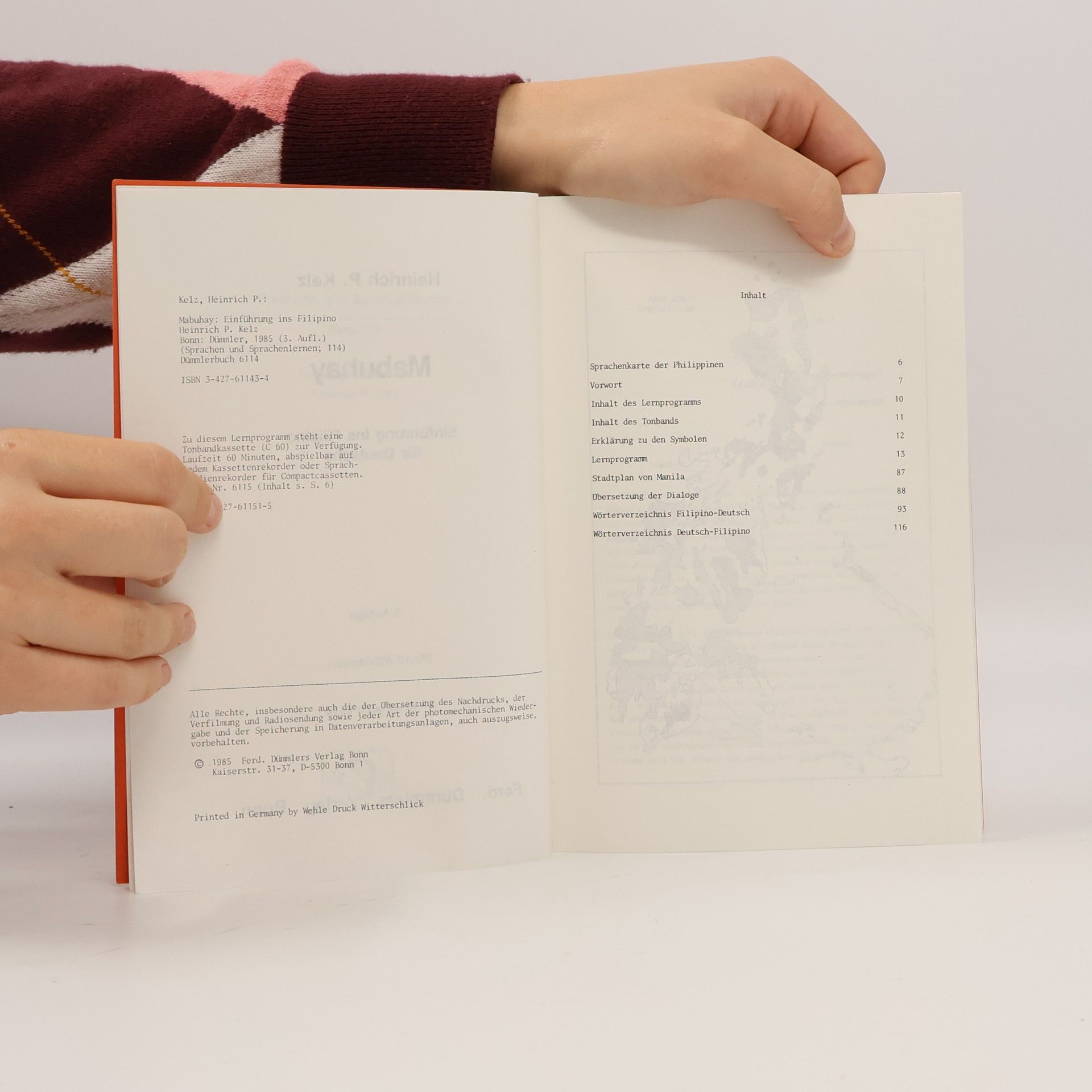 Mabuhay, Einführung ins Filipino für Deutsche, 1 Cassette zum Lehrbuch: 60 Min.