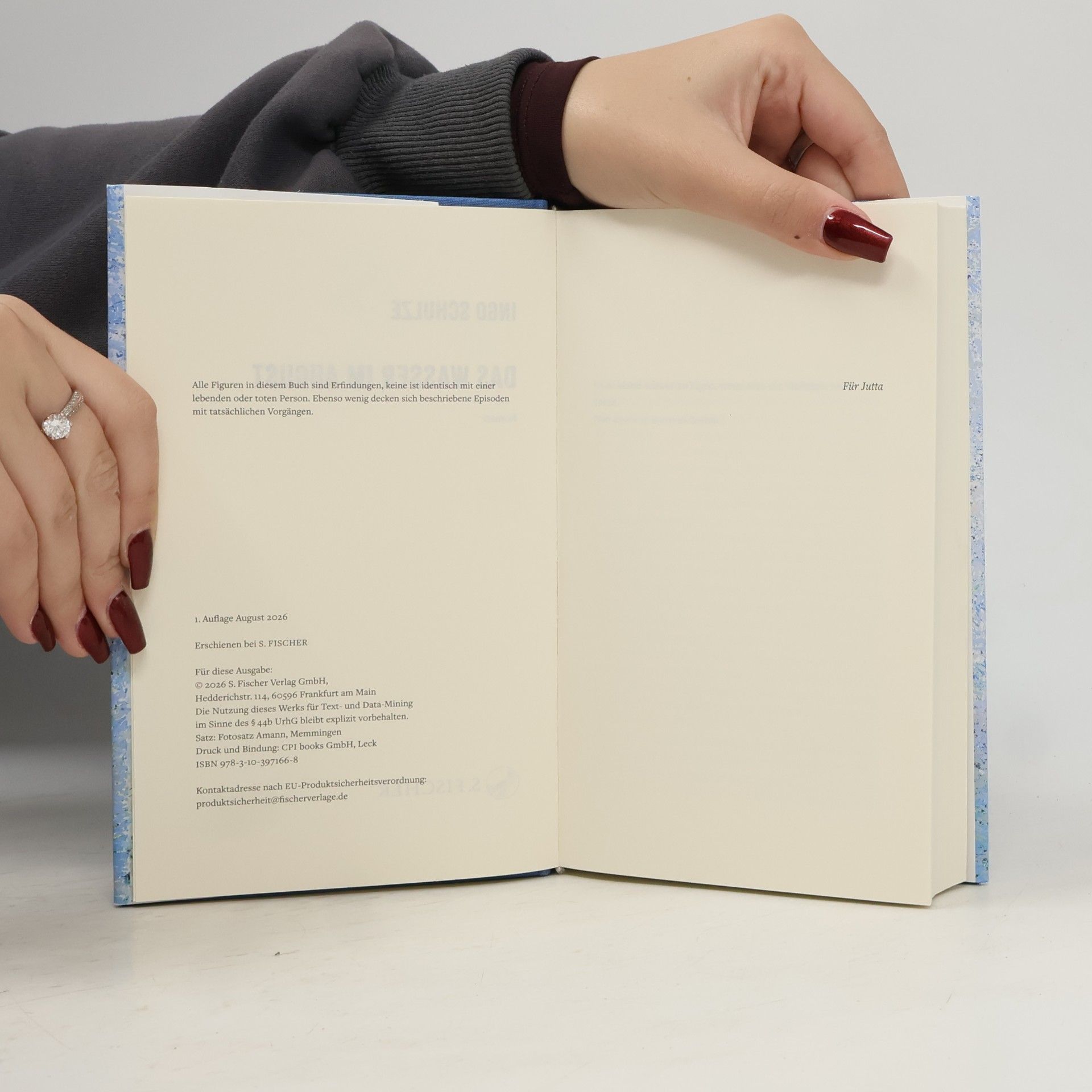 Ingo Schulze Das Wasser im August: Roman | Longlist Deutscher Buchpreis 2026