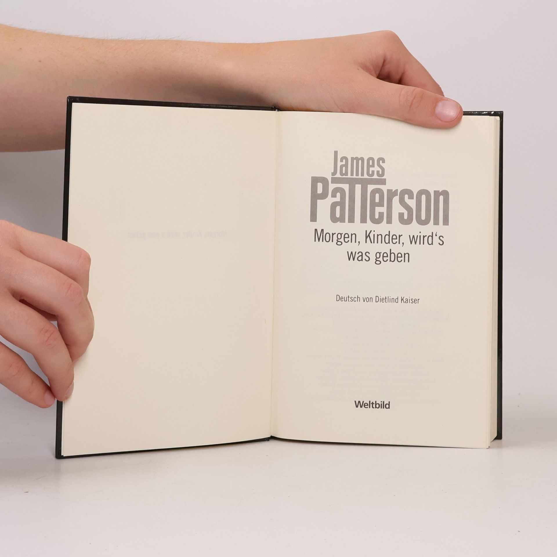 James Patterson Morgen, Kinder, wird's was geben