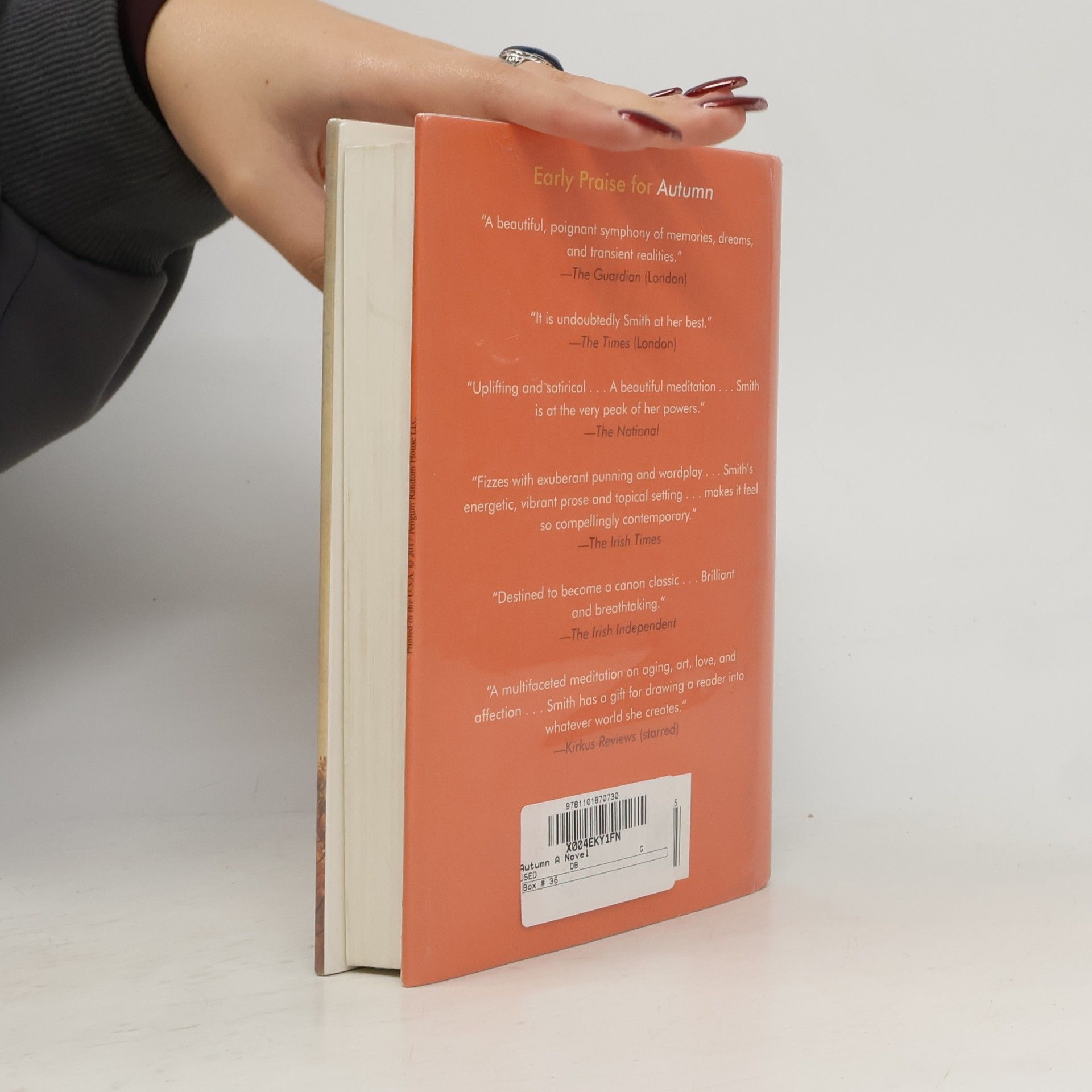 Ali Smith Autumn, a novel
