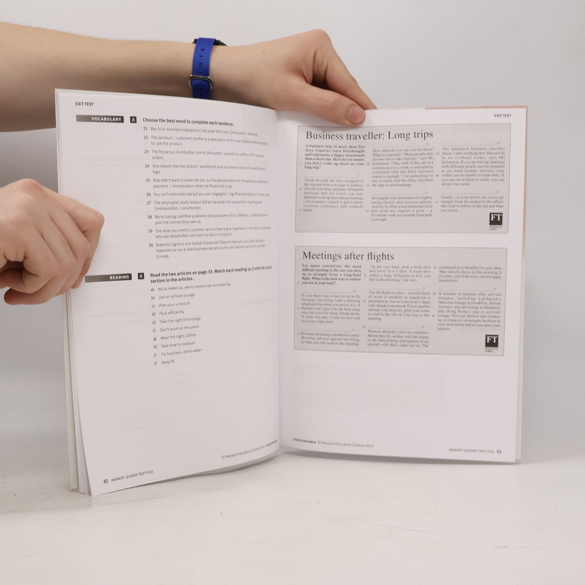 Lewis Lansford Market Leader 3rd edition Upper Intermediate Test File