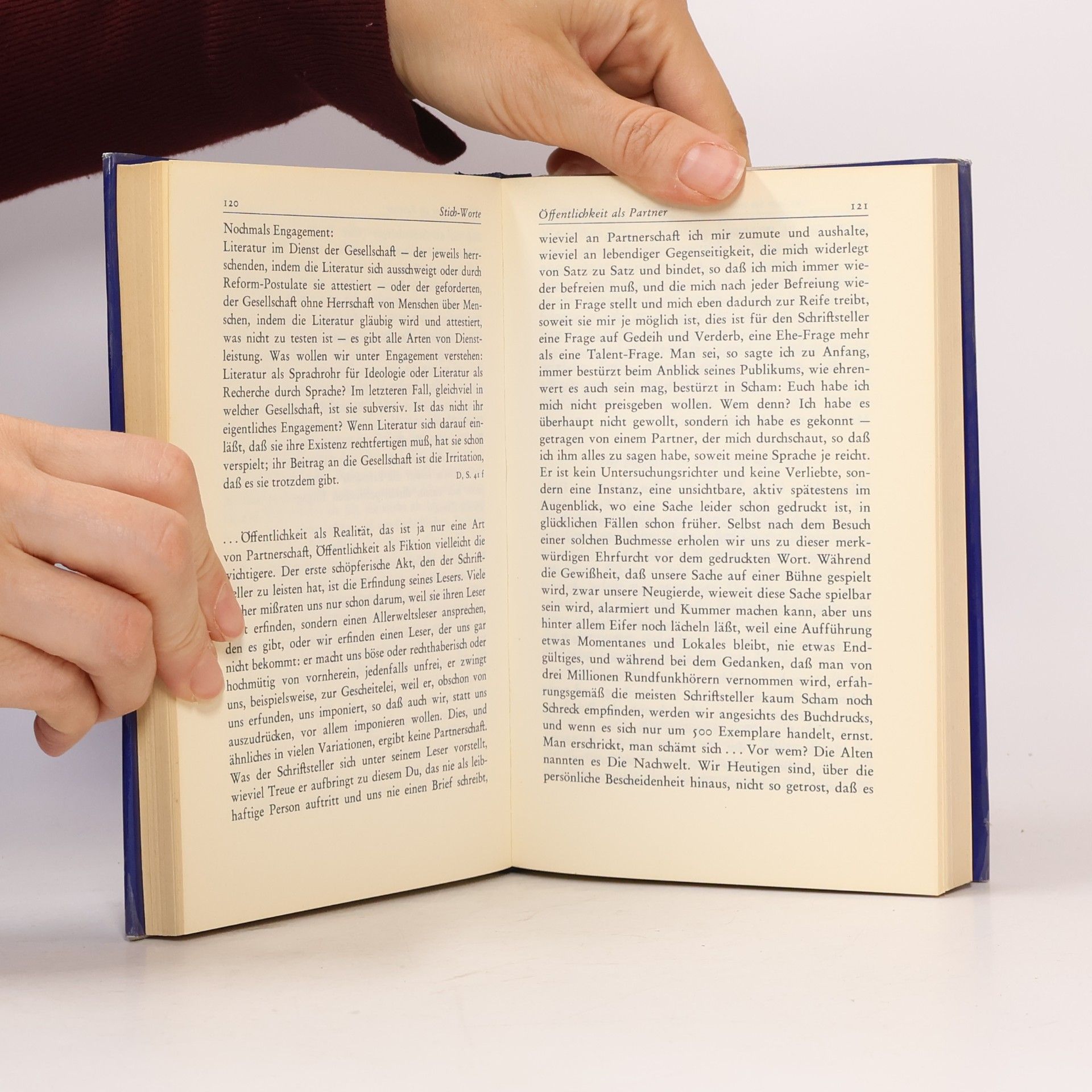 Max Frisch Stich-Worte