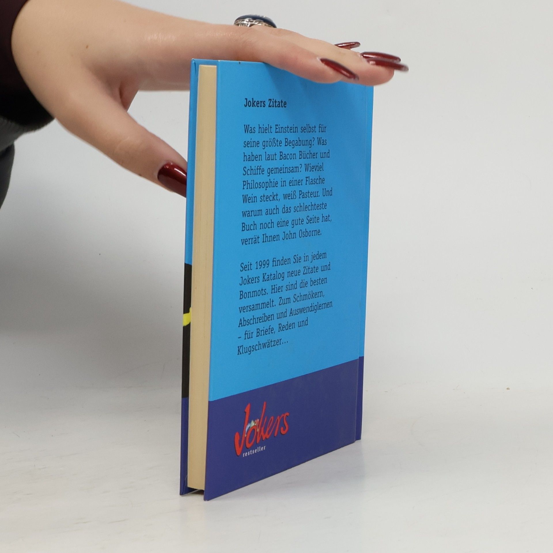 Various authors Jokers "Zitate" von Thomas von Aquin bis Oscar Wilde