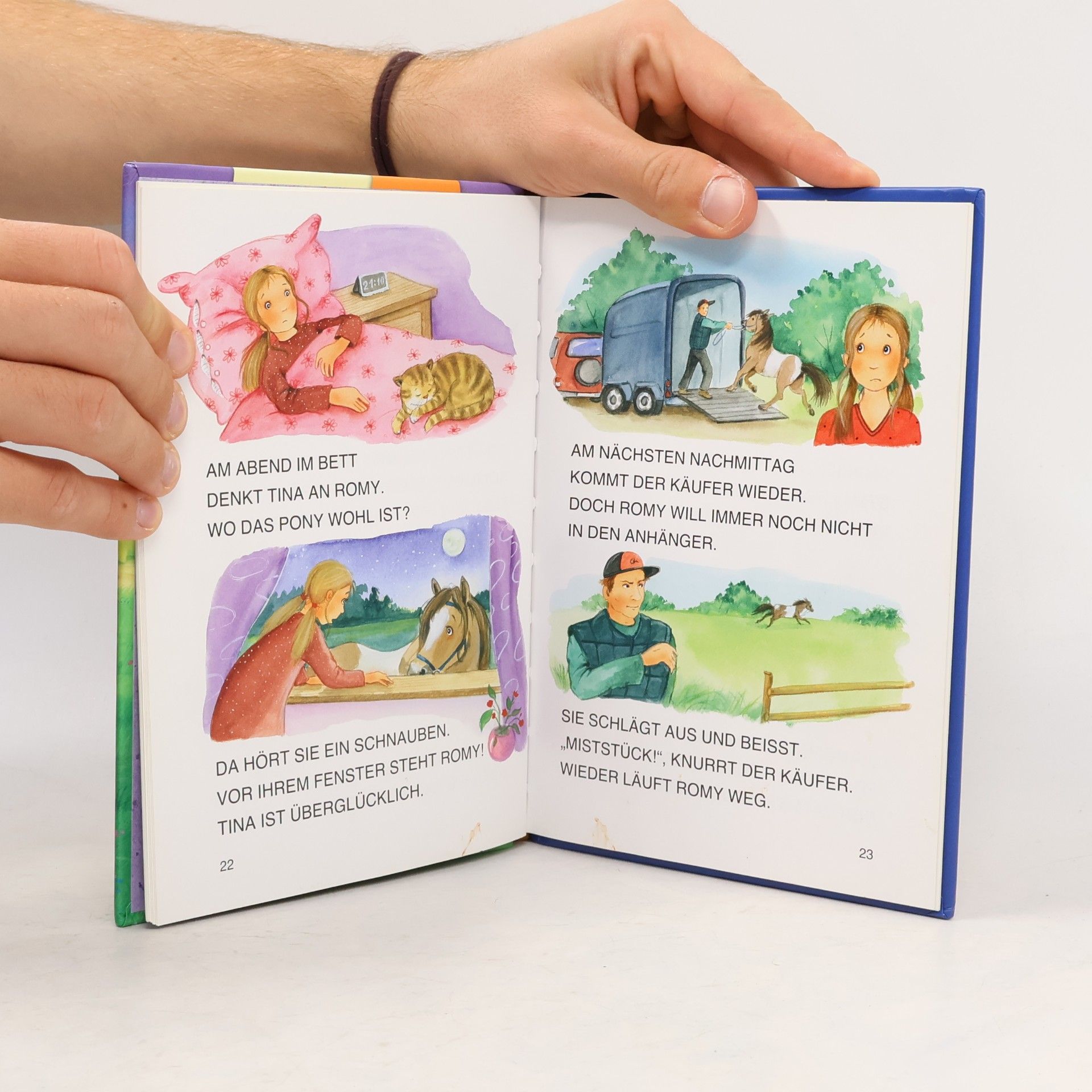 Karen Christine Angermayer Lesetiger Ponyhofgeschichten. Großbuchstaben