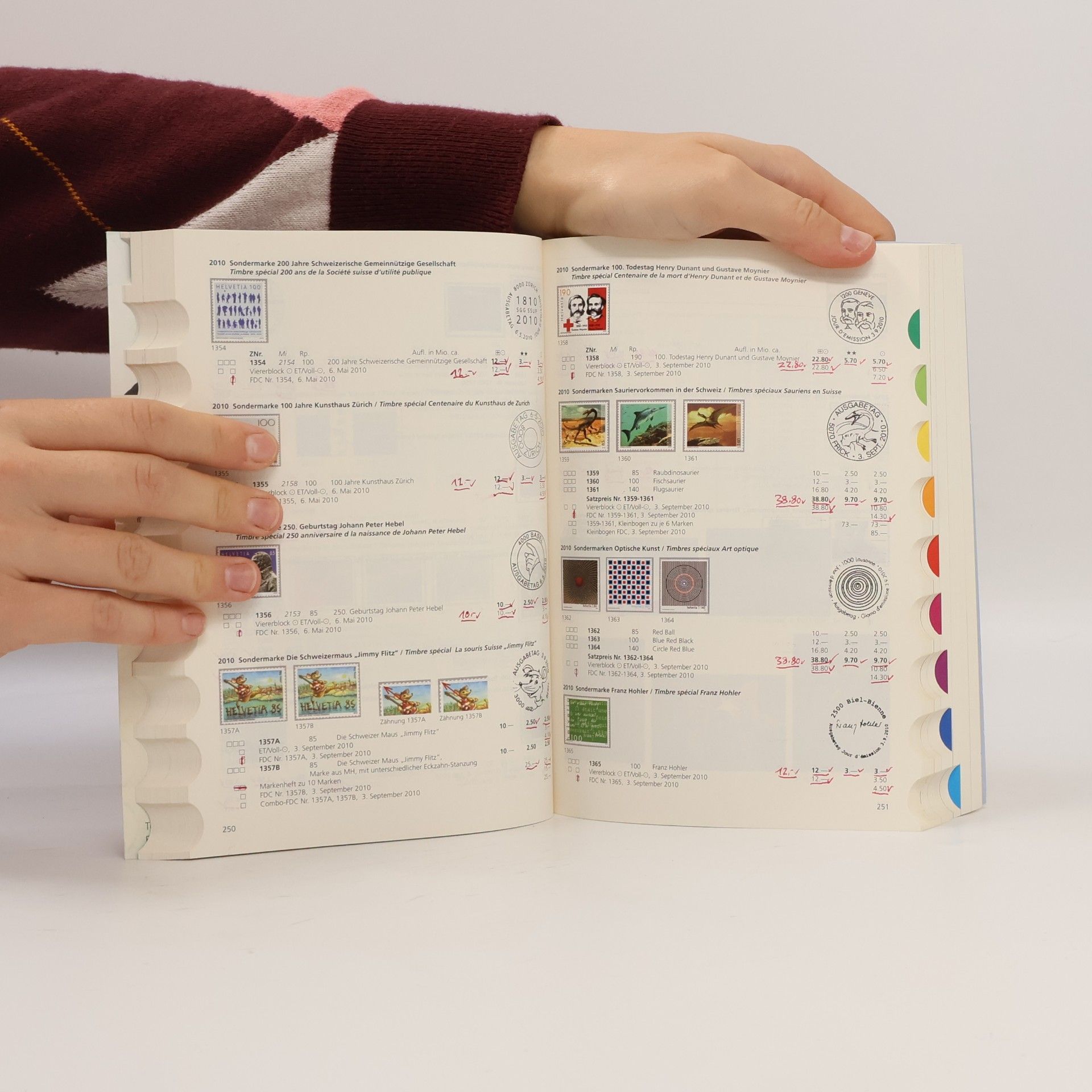 kolektiv Schweizer Briefmarken Katalog 2011