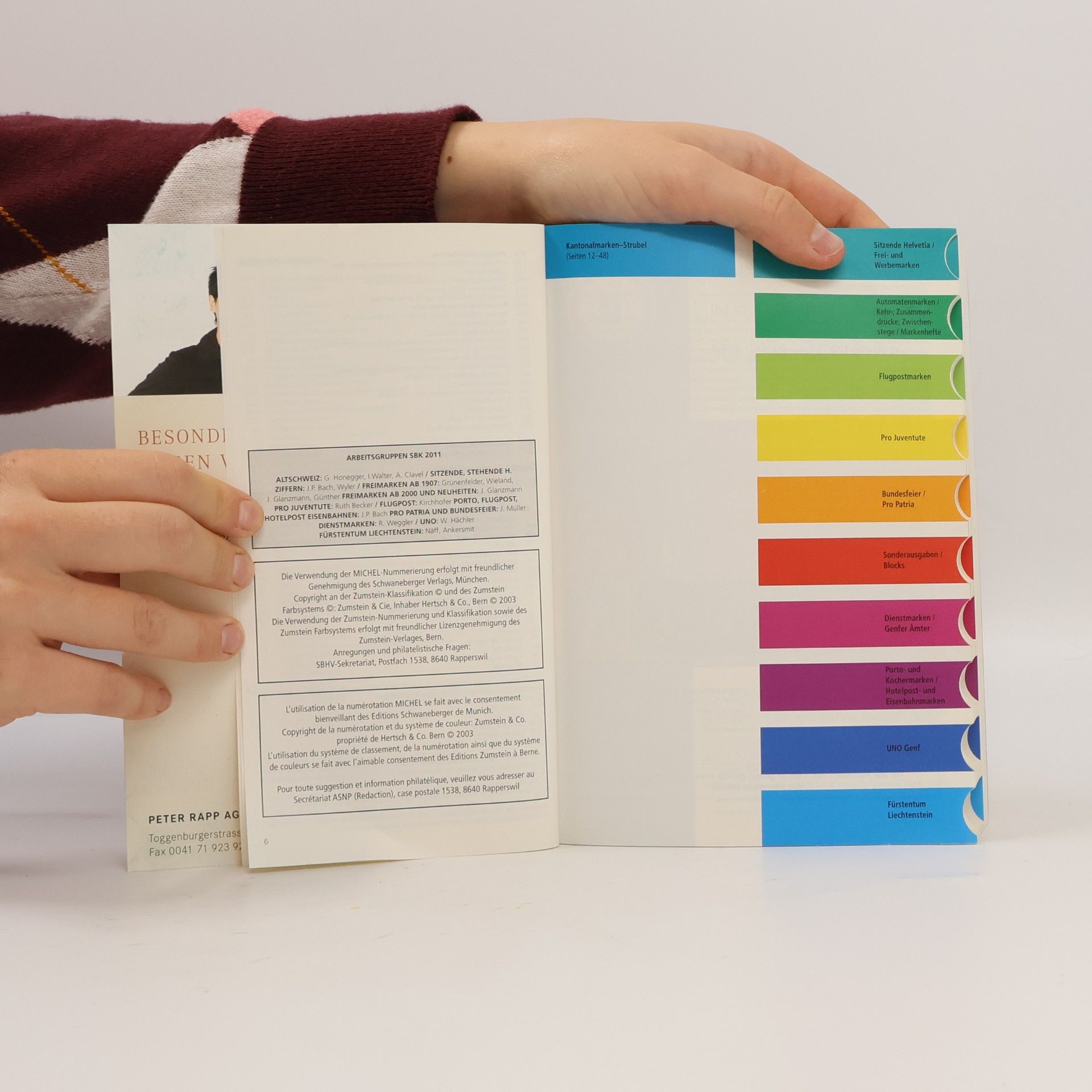 kolektiv Schweizer Briefmarken Katalog 2011