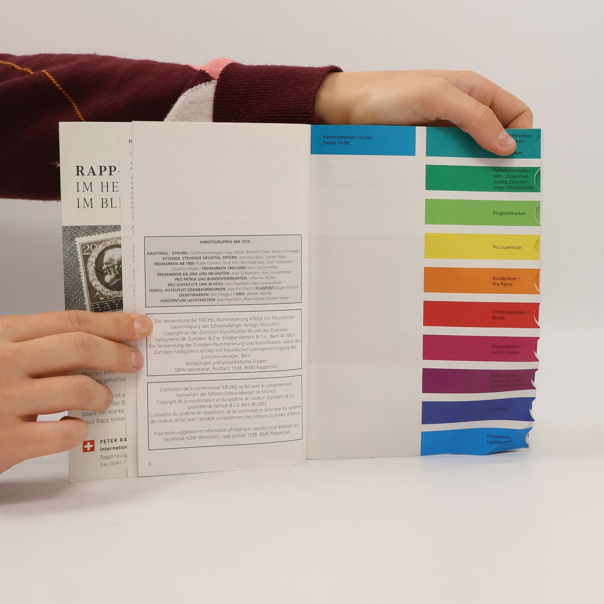 kolektiv Schweizer Briefmarken Katalog 2014