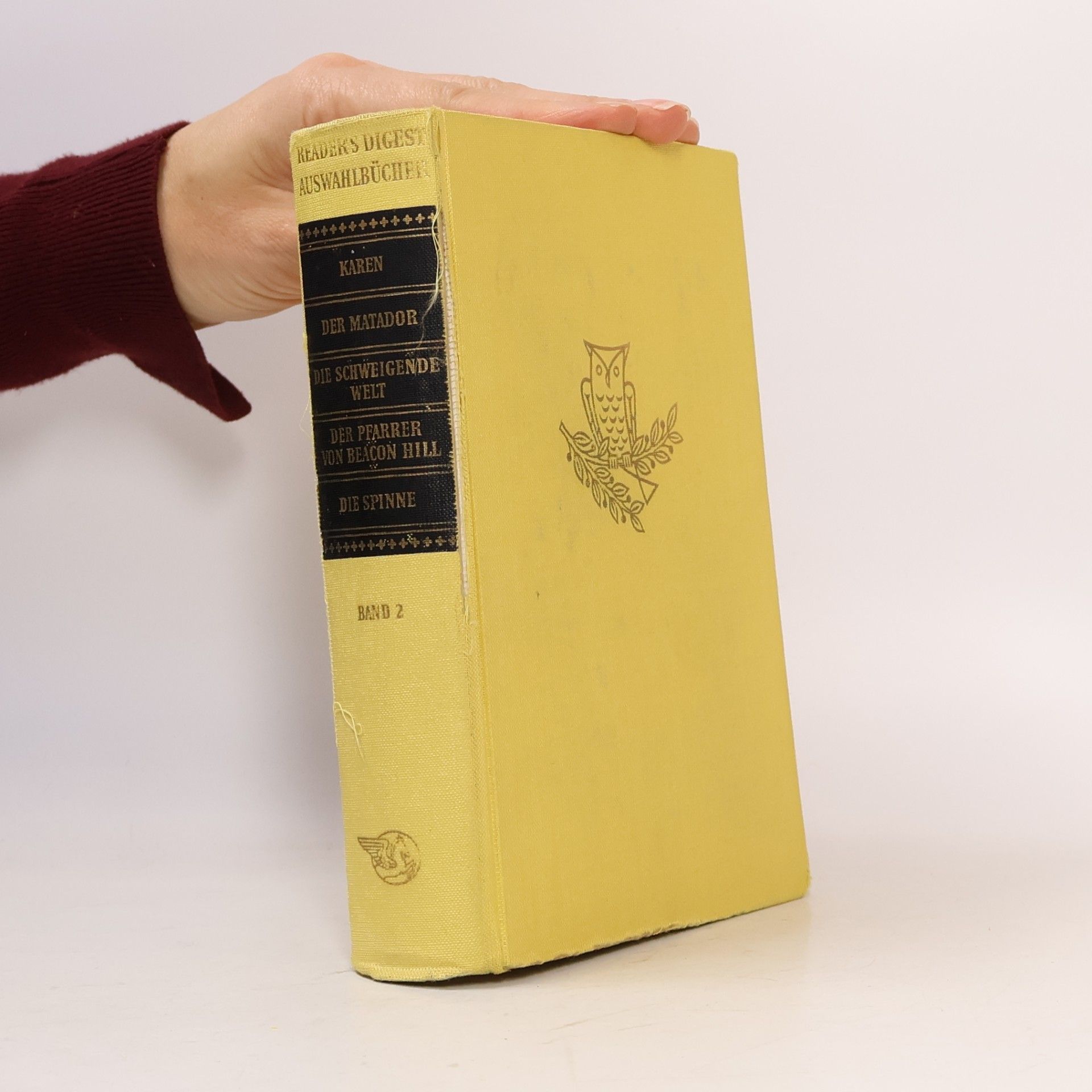 Barnaby Conrad Reader's Digest Auswahlbücher 2. Karen. Der Matador. Die Schweigende Welt. Der Pfarrer von Beacon Hill. Die Spine