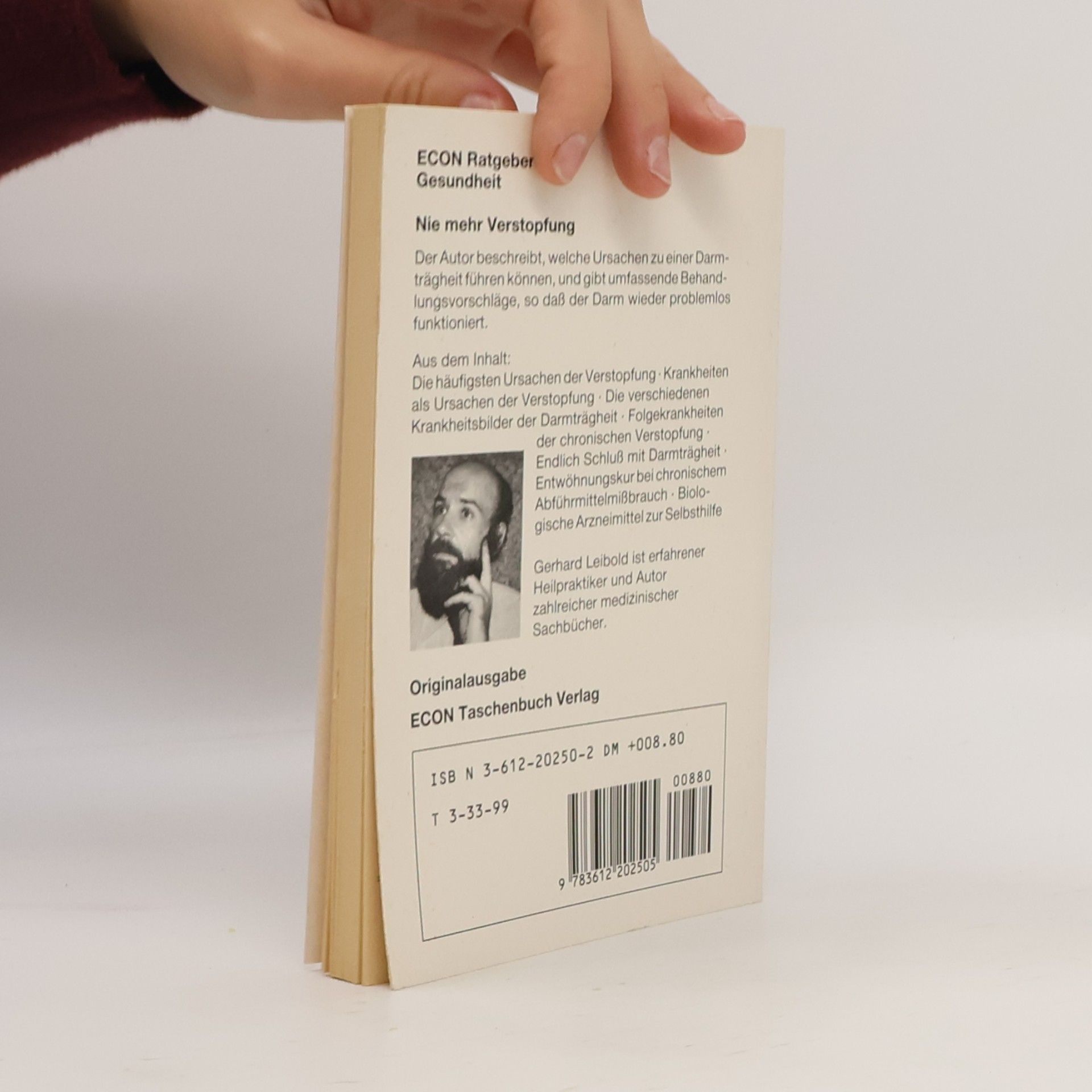 Gerhard Leibold Nie mehr Verstopfung - Originalausgabe