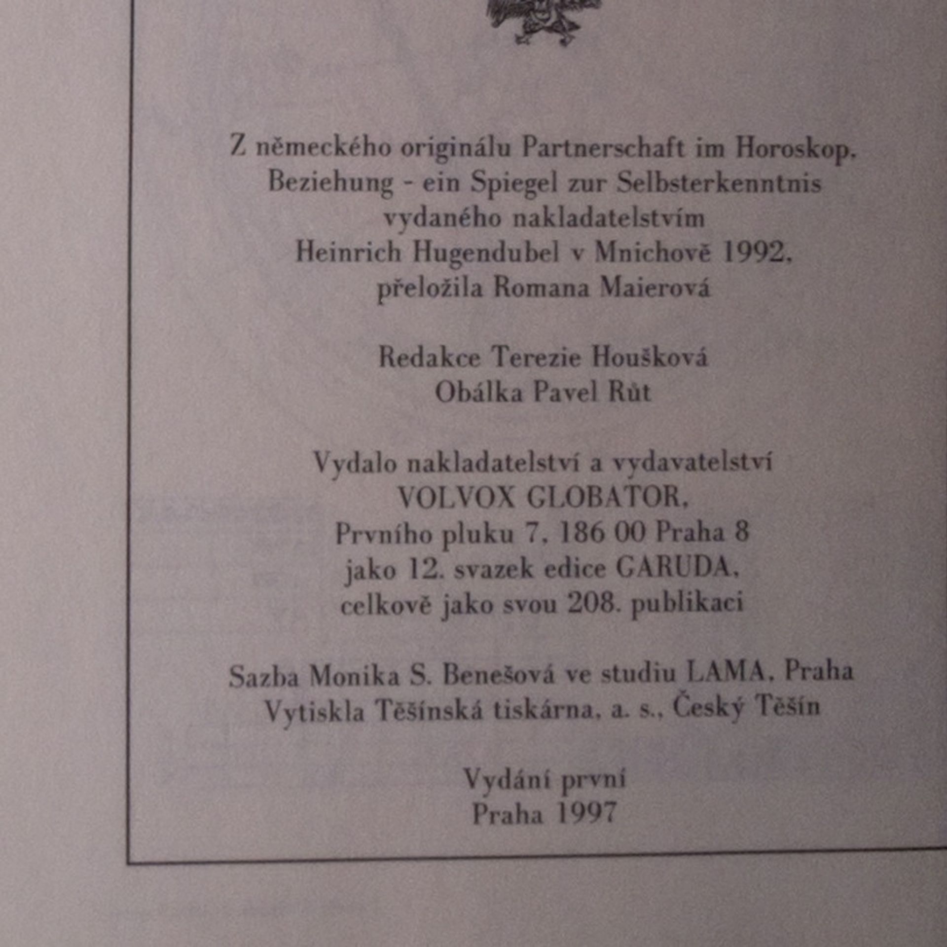 Nicolaus Klein Partnerské horoskopy