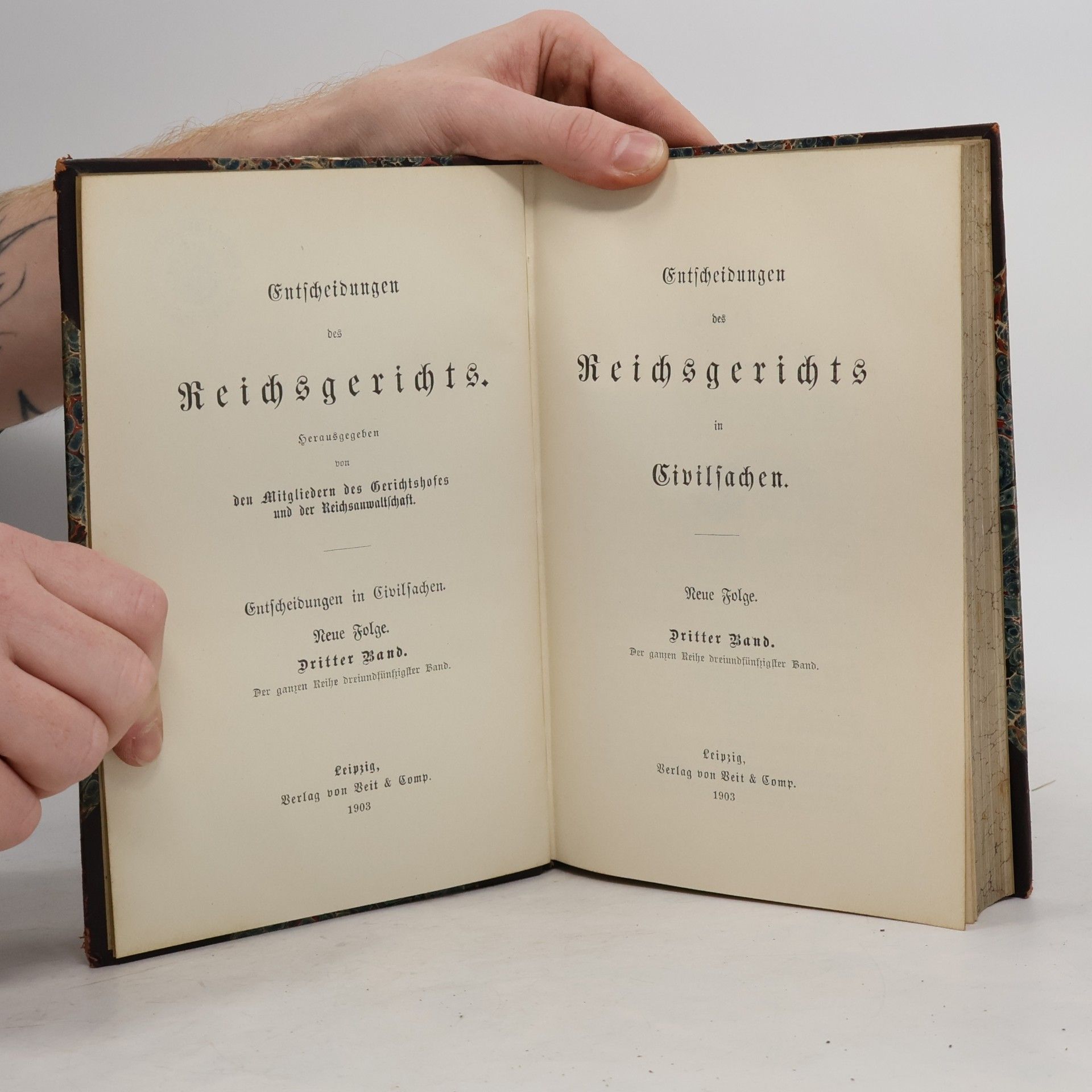 kolektiv Entscheidungen des Reichsgerichts 3