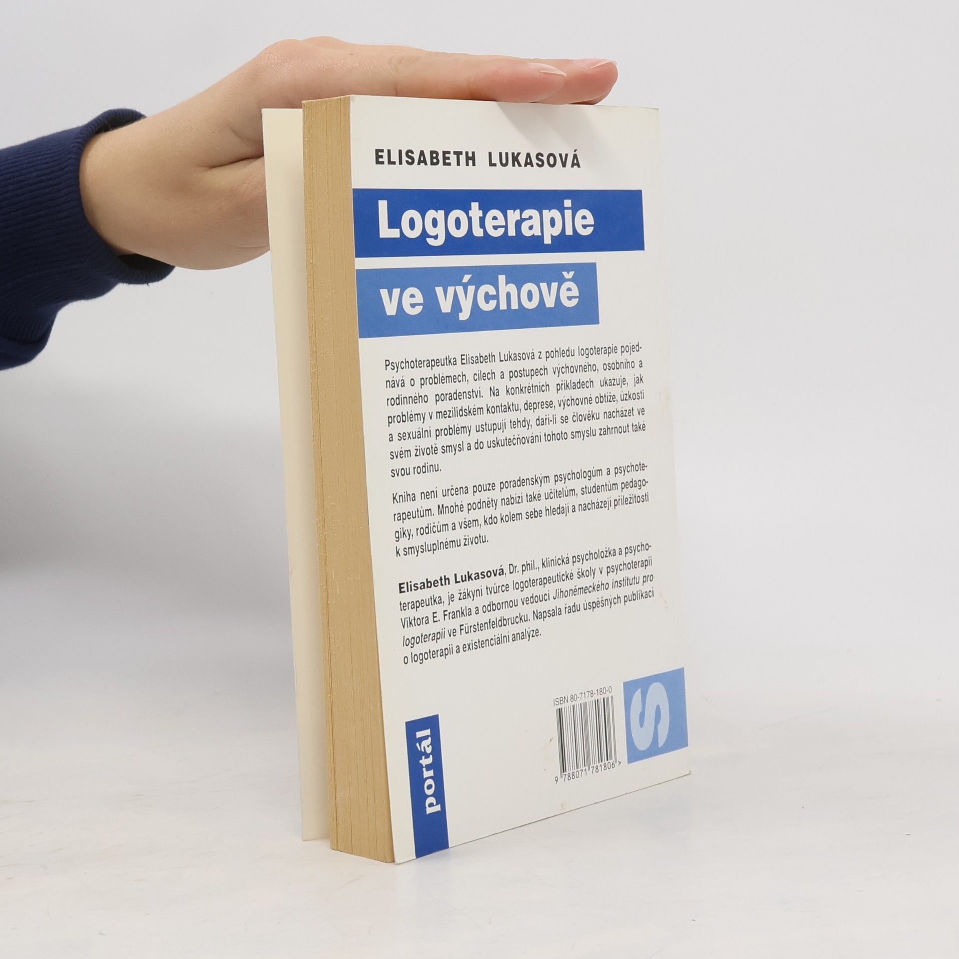 Elisabeth Lukas Logoterapie ve výchově