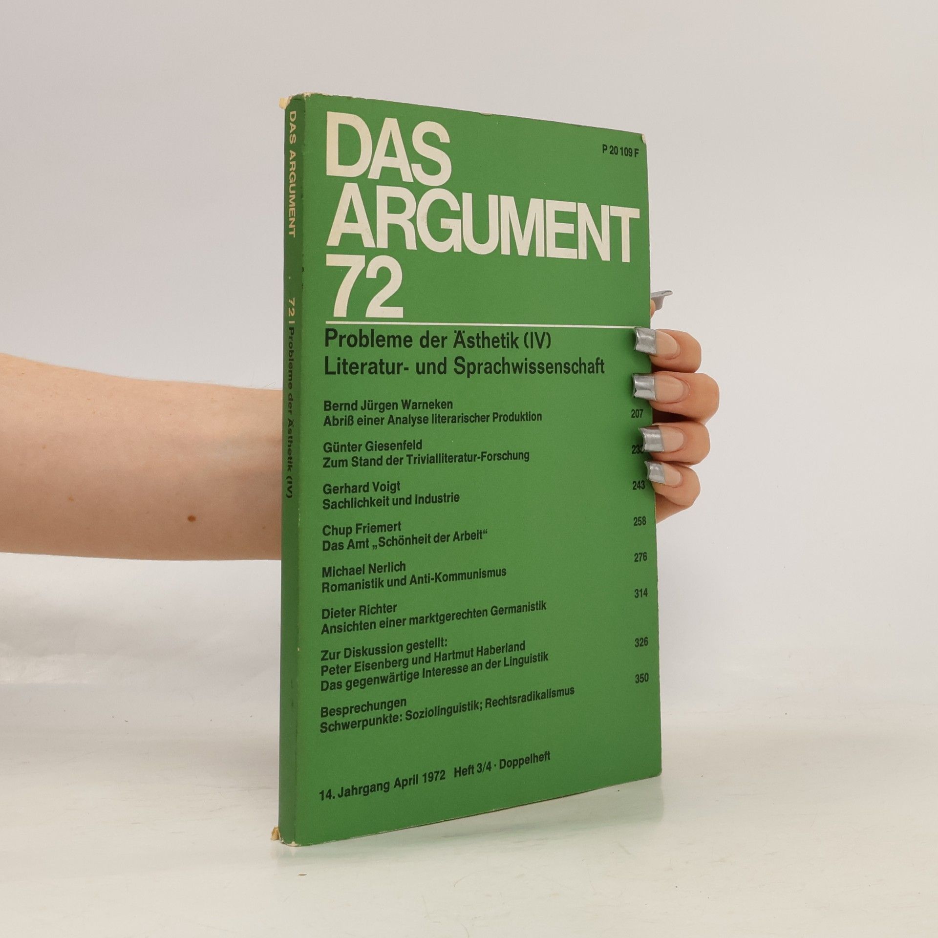 Das Argument 72