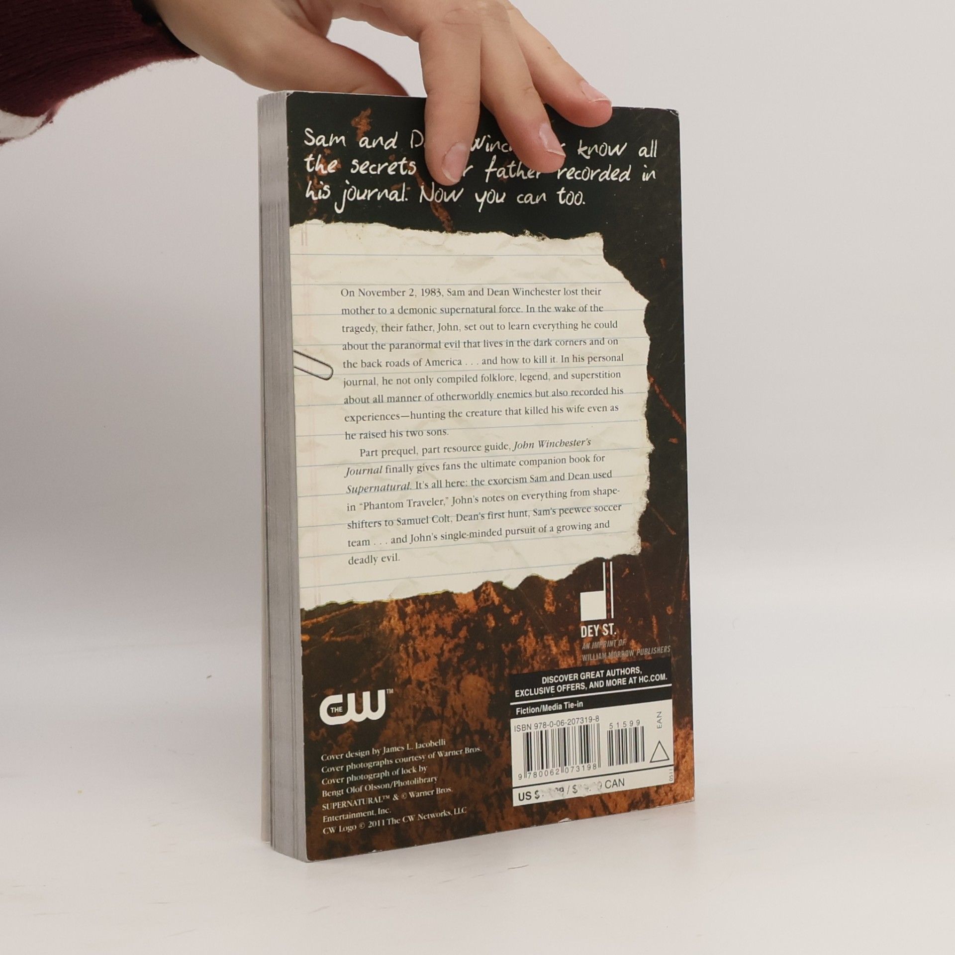Alex Irvine Supernatural: John Winchester's Journal