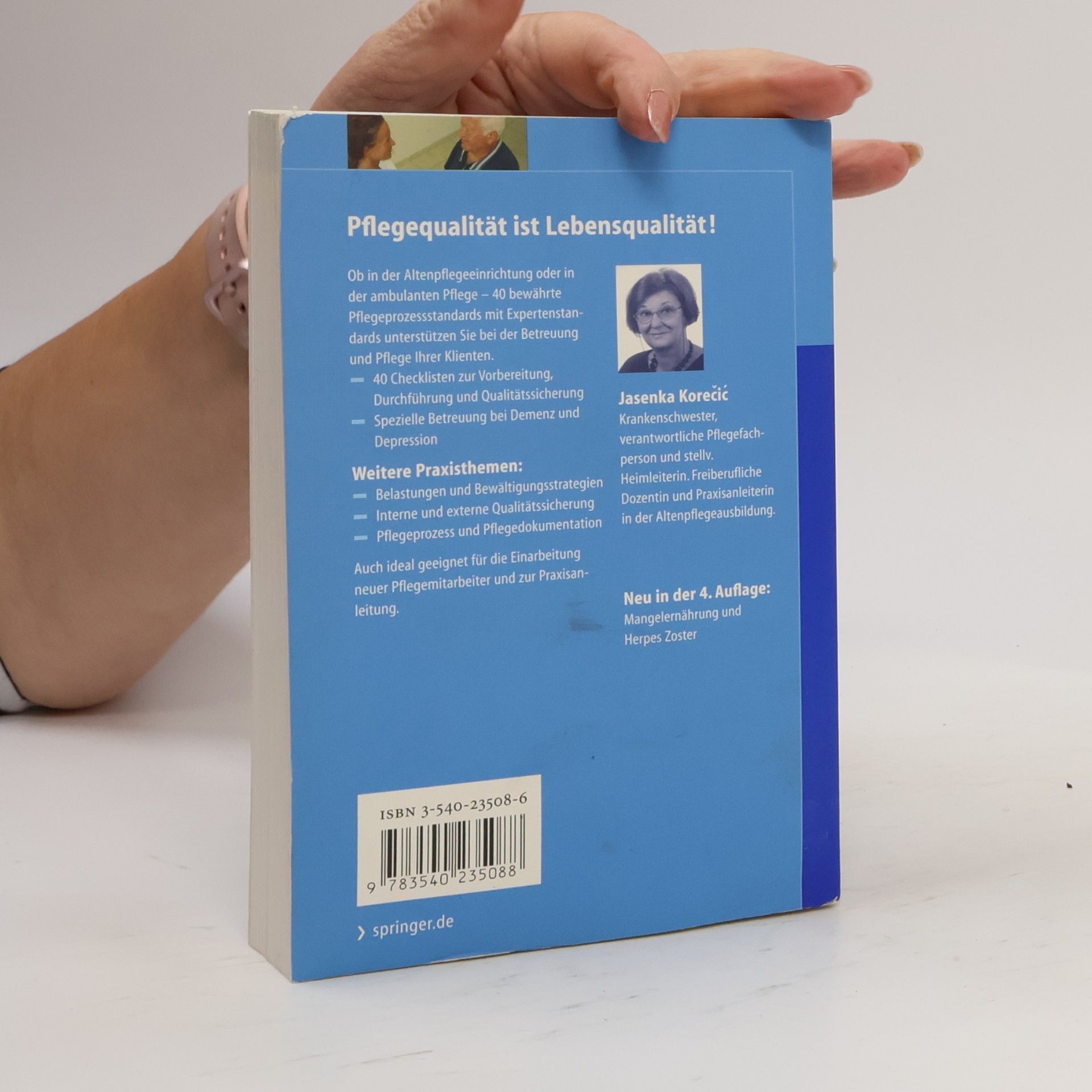 Jasenka Korečić Pflegestandards Altenpflege