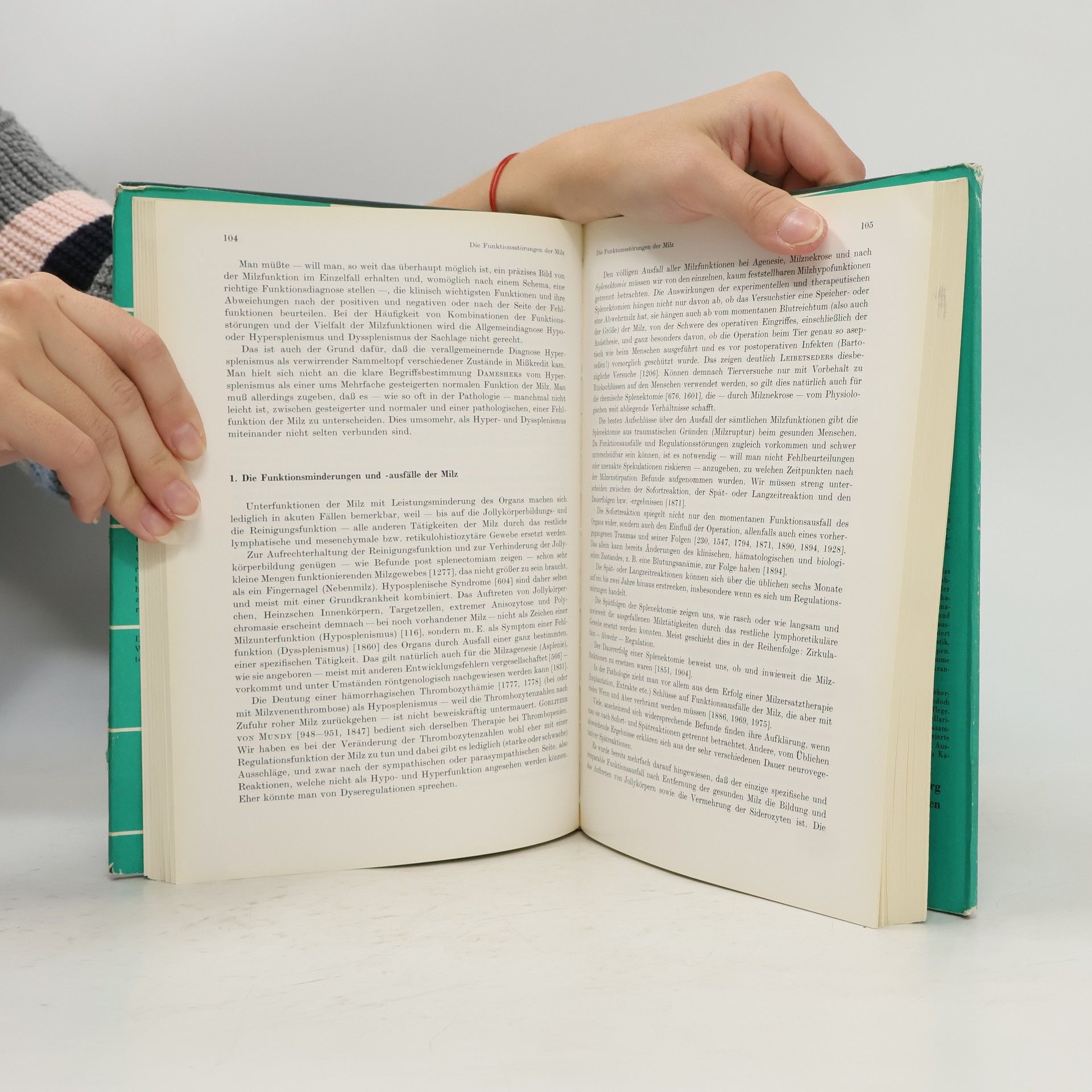 Anton Hittmair Physiologie und Pathologie der Milz