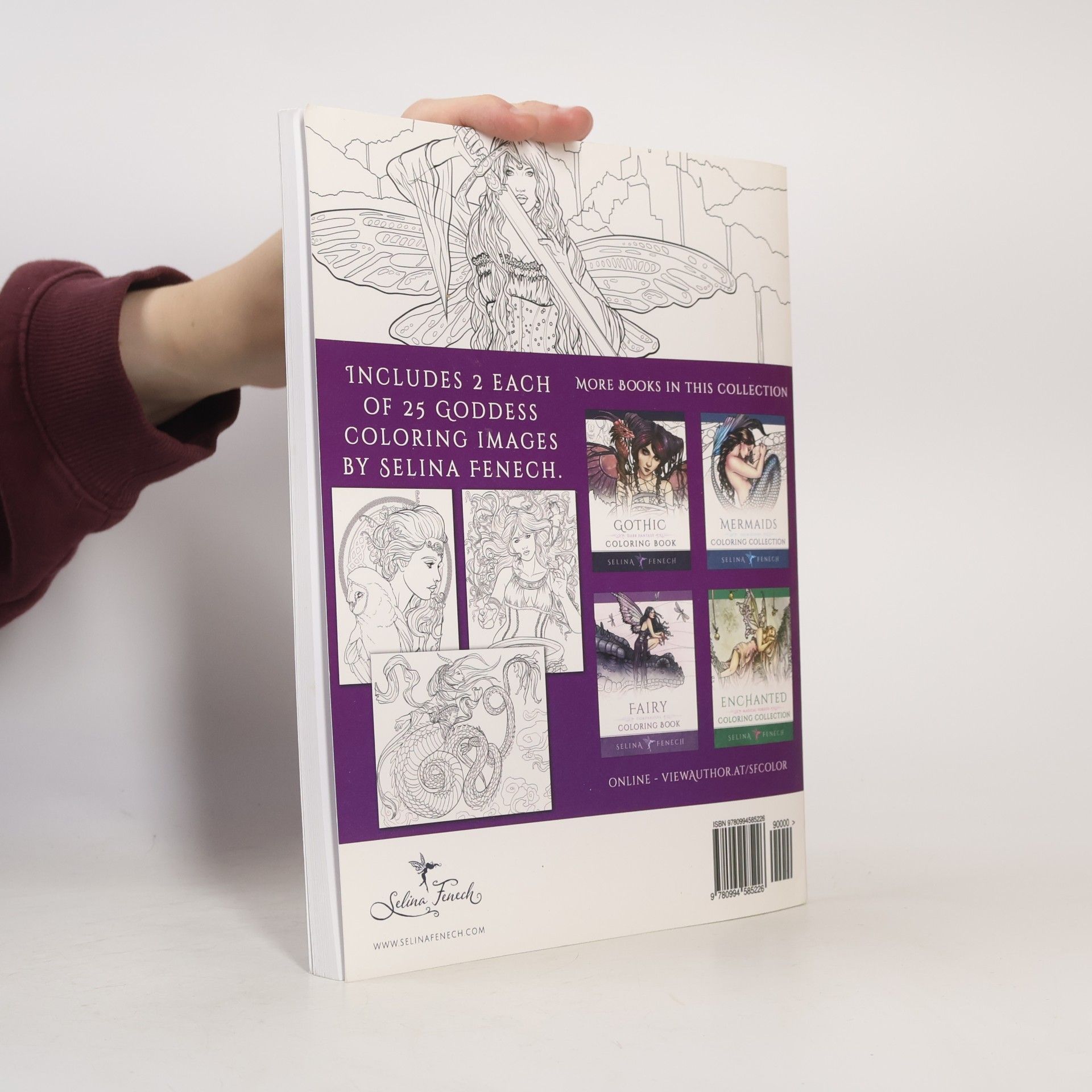 Selina Fenech Goddess and Mythology Coloring Book