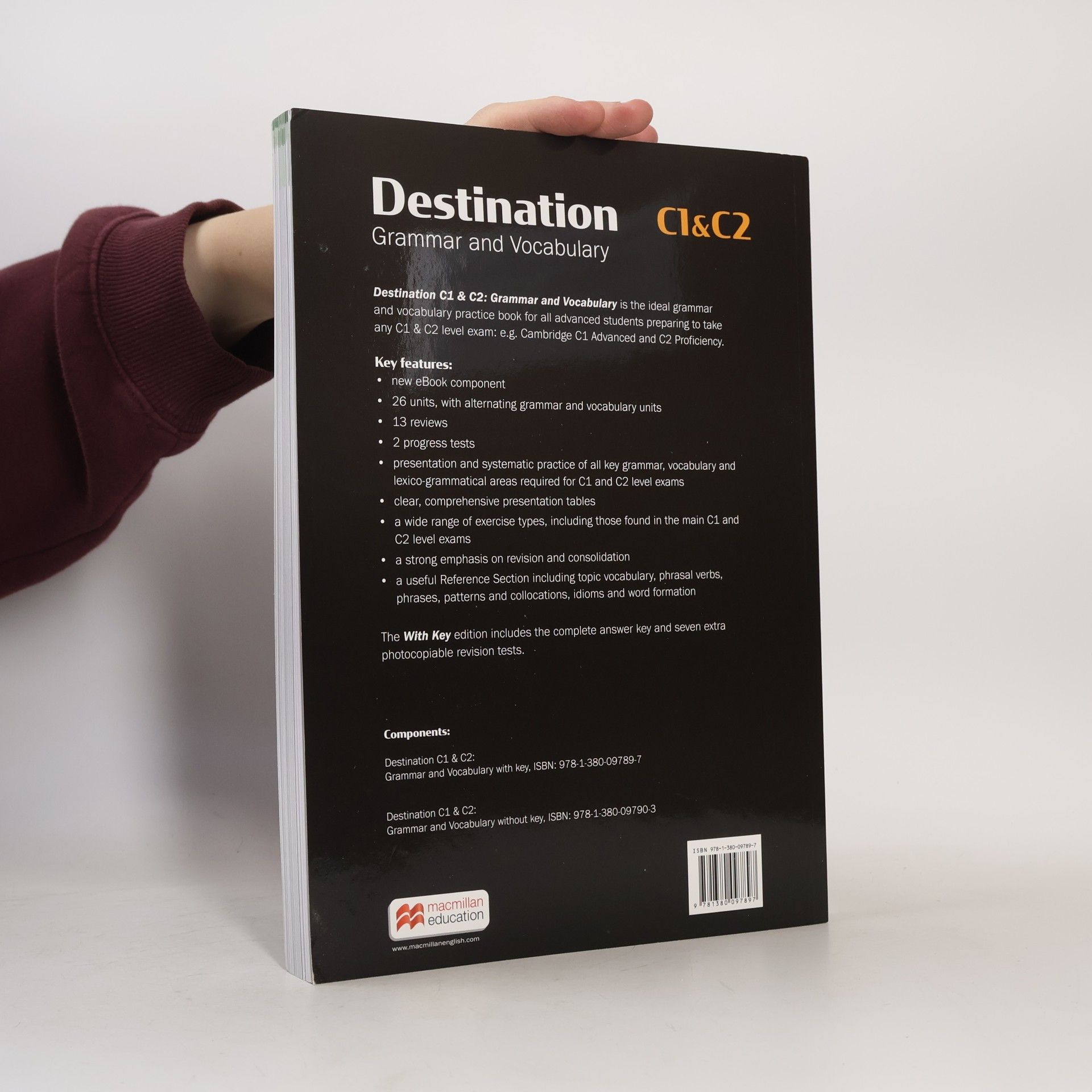 Macmillan Destination C1/C2 - Student's Book with answer key. New eBook component included.