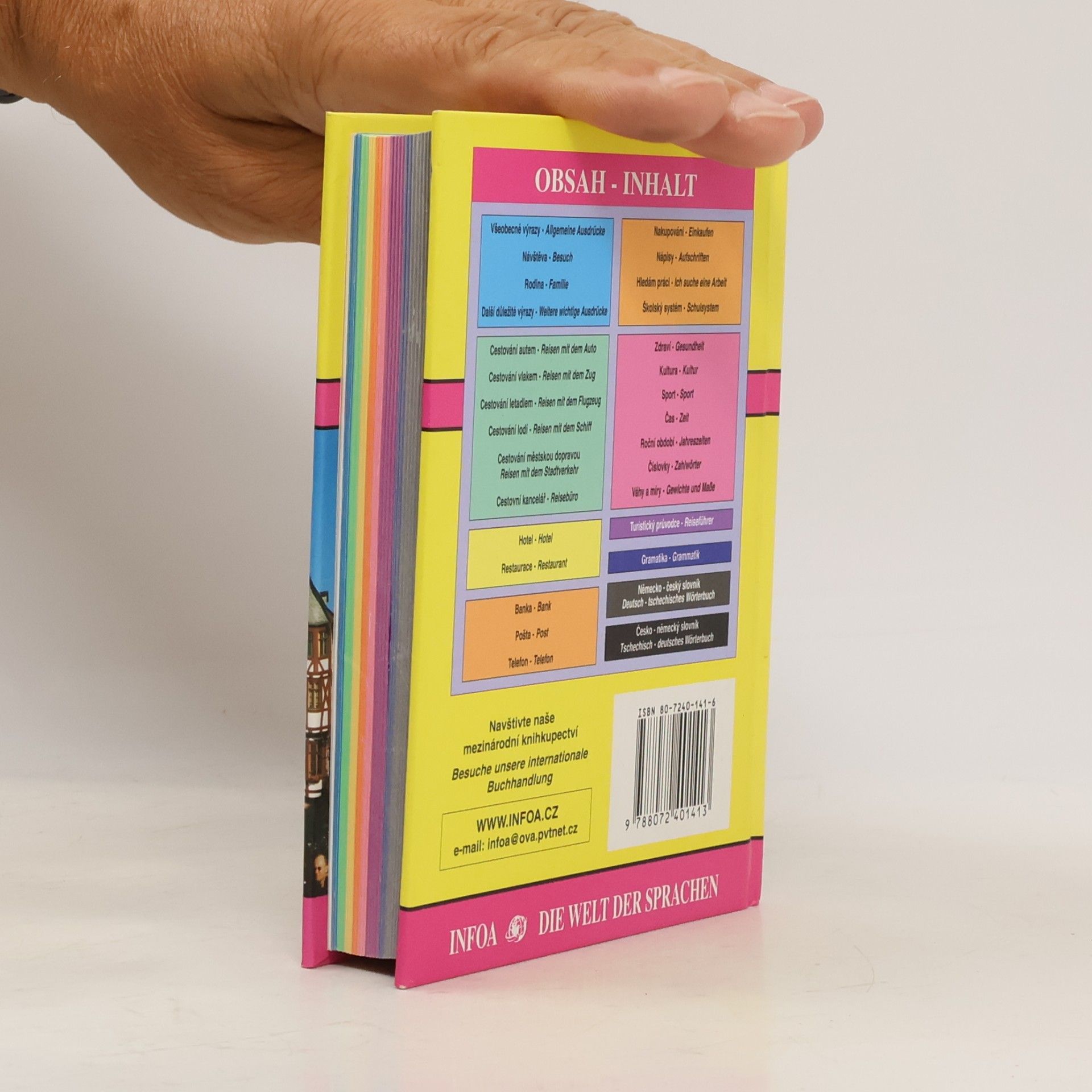 Jana Navrátilová Němčina: Tschechisch-deutsch Sprachführer & Wörterbuch: Konverzace - turistický průvodce - gramatika - slovník