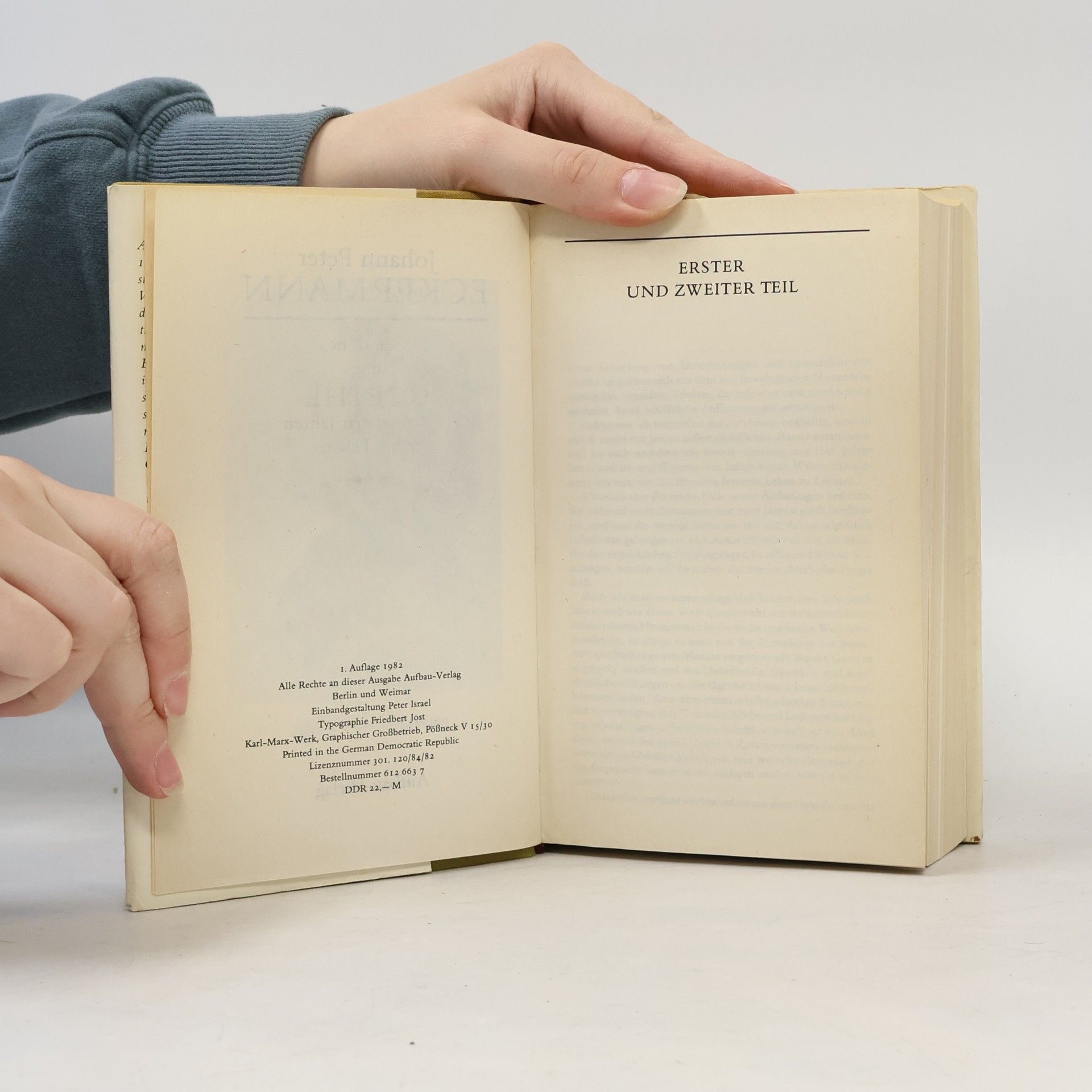 Johann Peter Eckermann Gespräche mit Goethe in den letzten Jahren seines Lebens