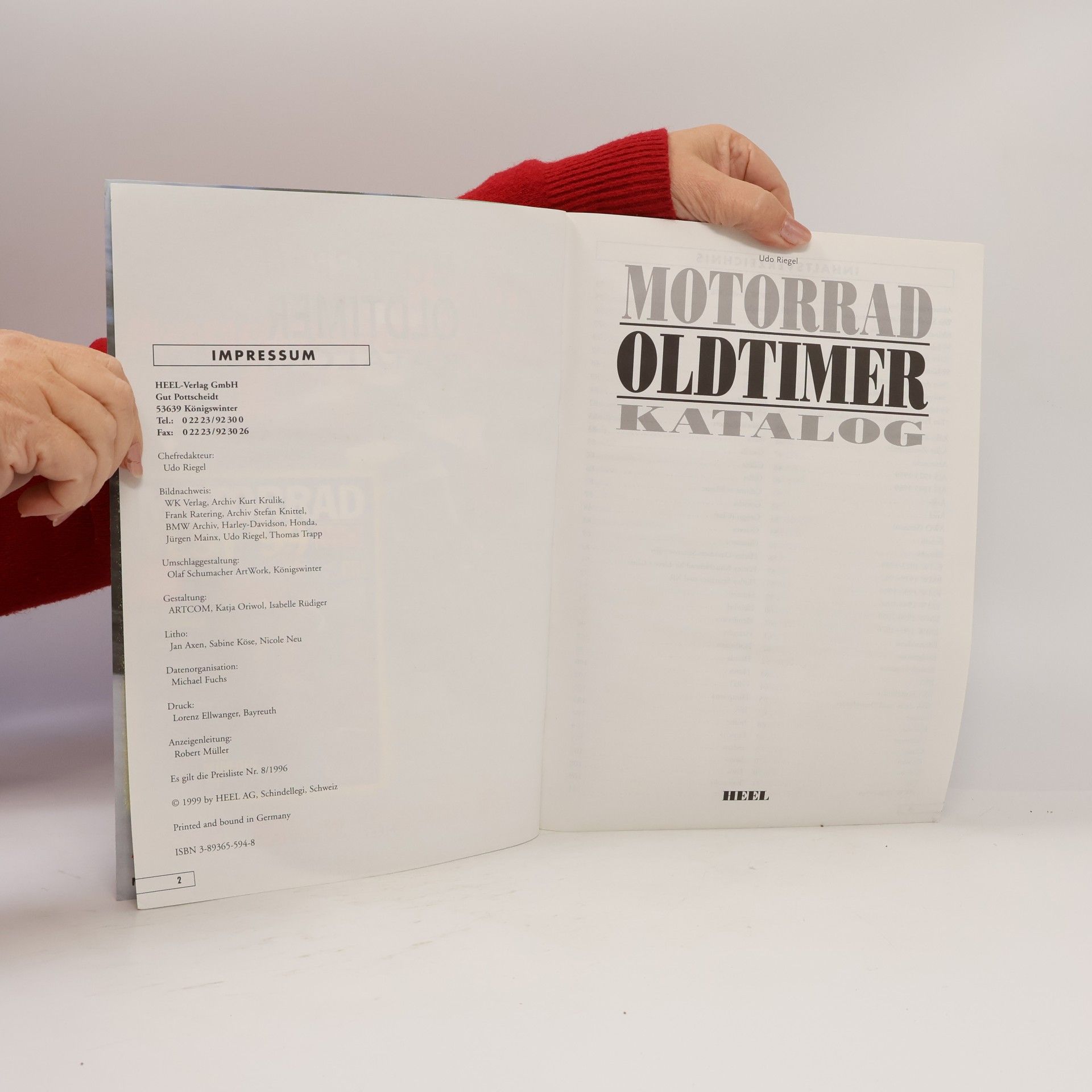 Udo Riegel Motorrad Oldtimer Katalog VII.