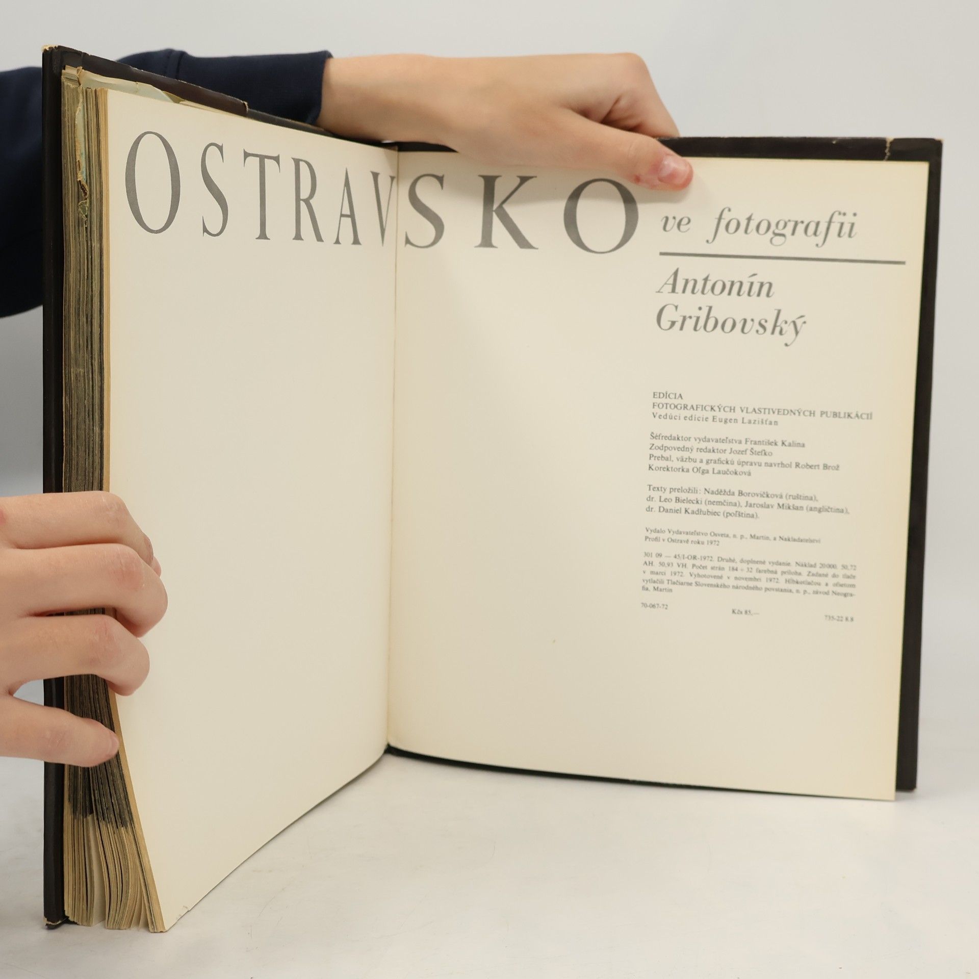 Antonín Gribovský Ostravsko ve fotografii