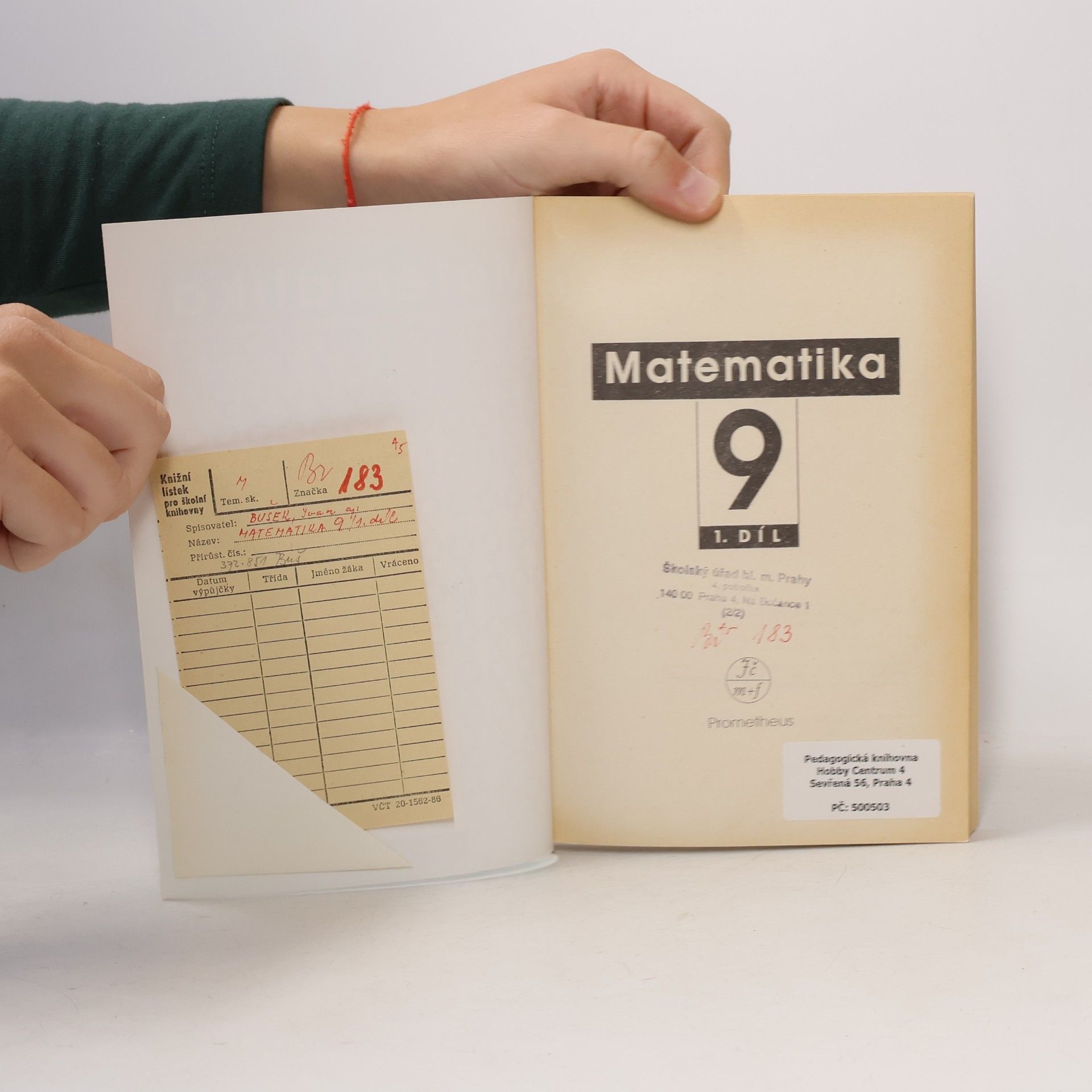 Autorenkollektiv Matematika pro 9. ročník základní školy, 1. díl