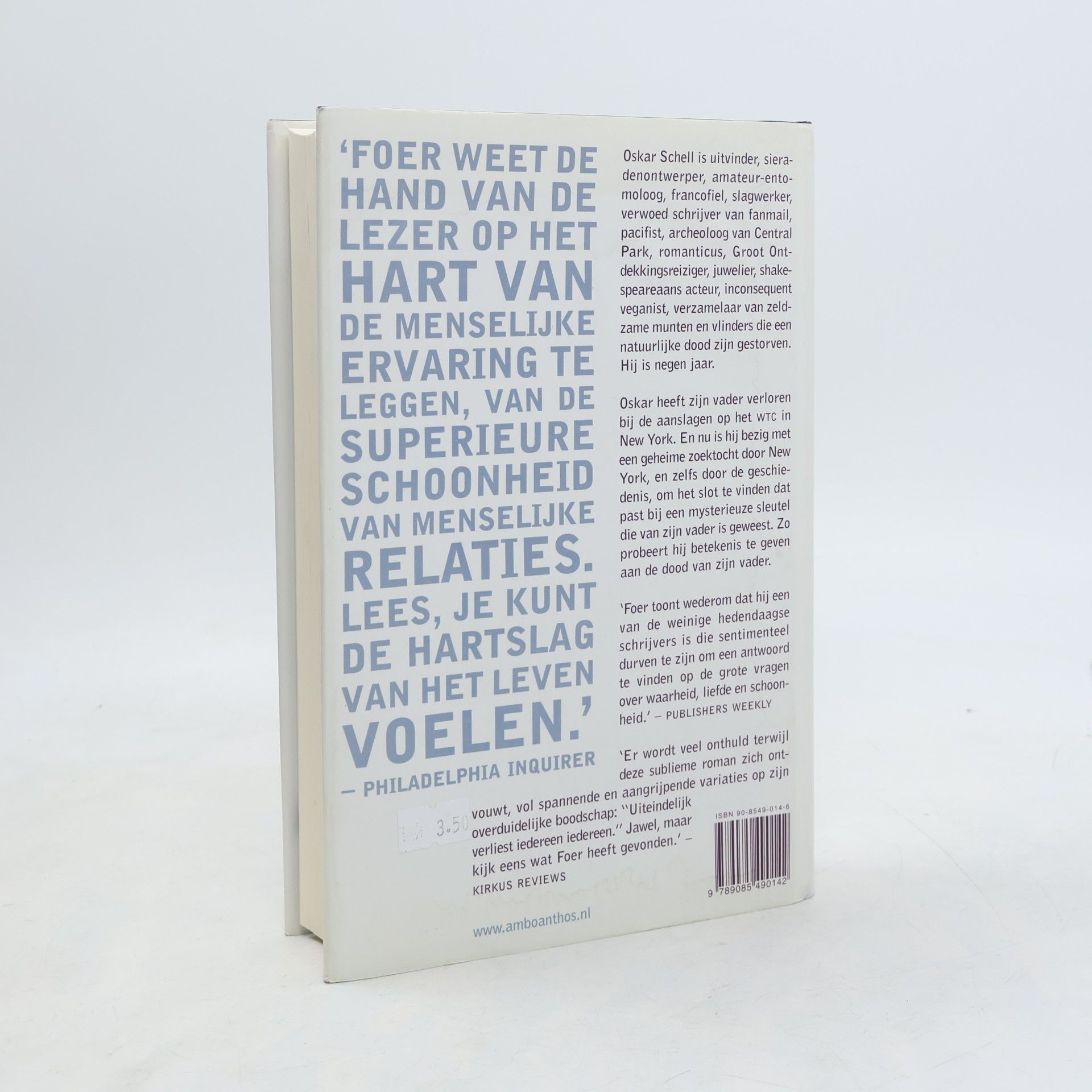 Jonathan Safran Foer Extreem luid & ongelooflijk dichtbij