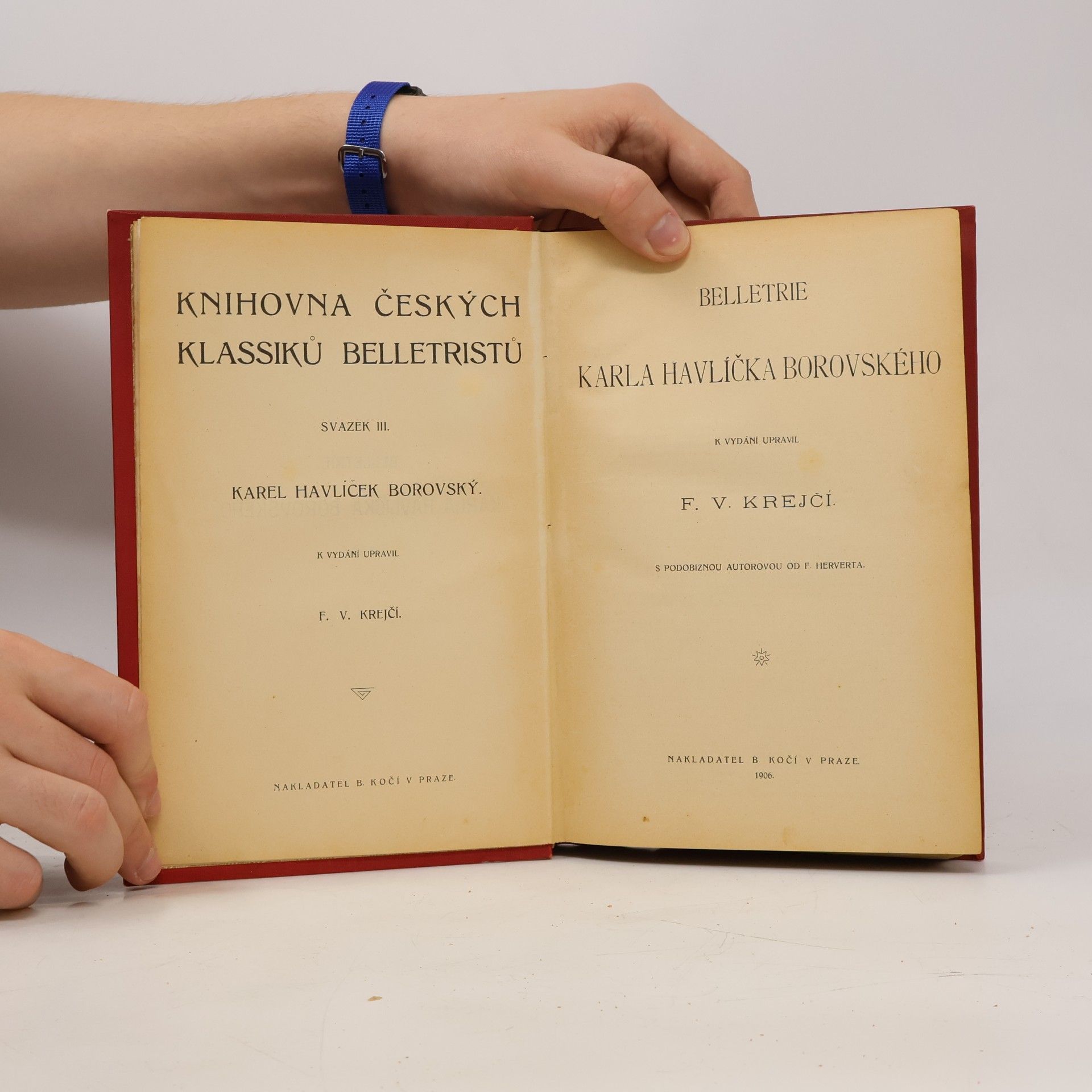 Karel Havlíček Borovský Knihovna českých klassiků belletristů III
