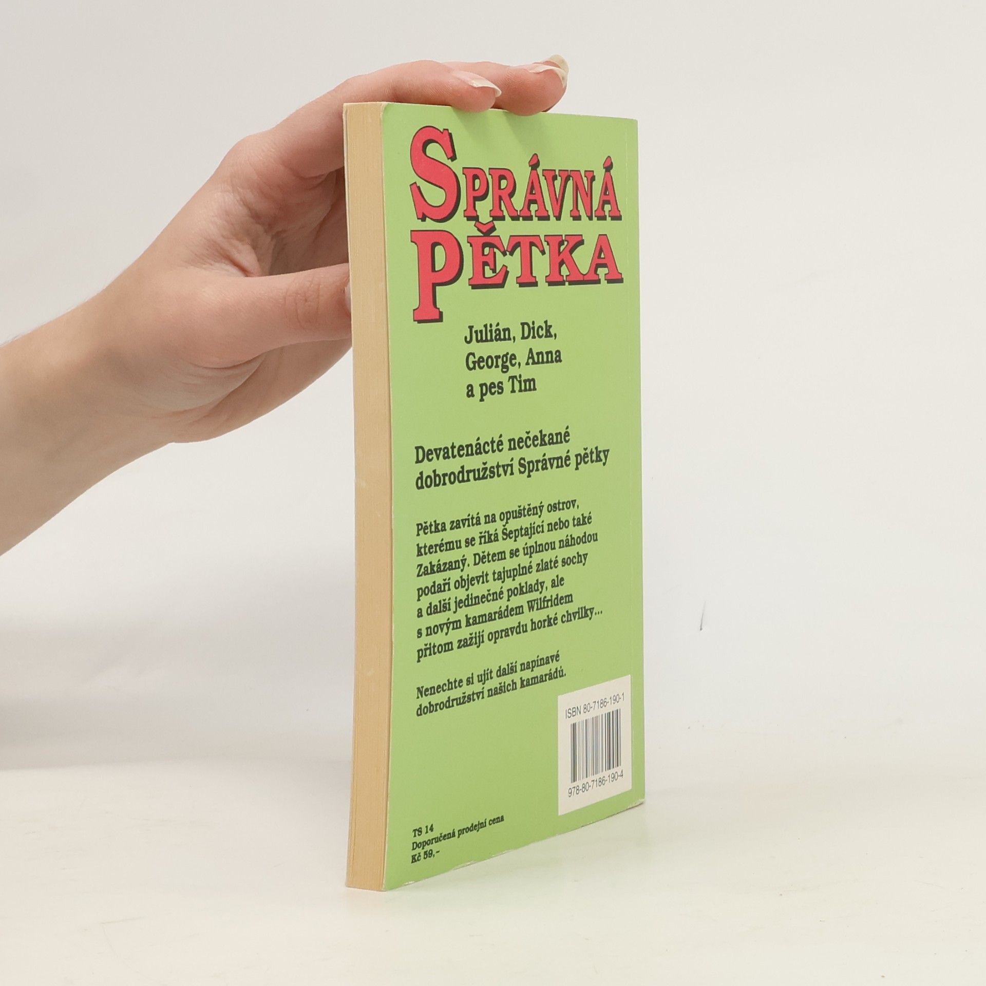 Enid Blyton Správná pětka. Pětka a tajemství Šeptajícího ostrova