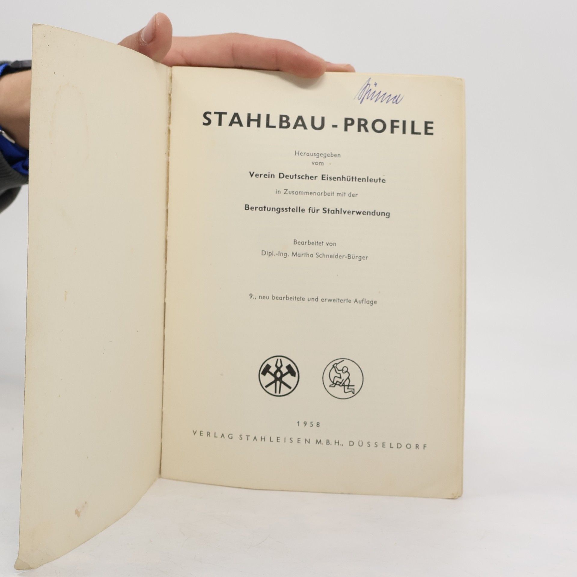 Martha Schneider-Bürger Stahlbau-Profile