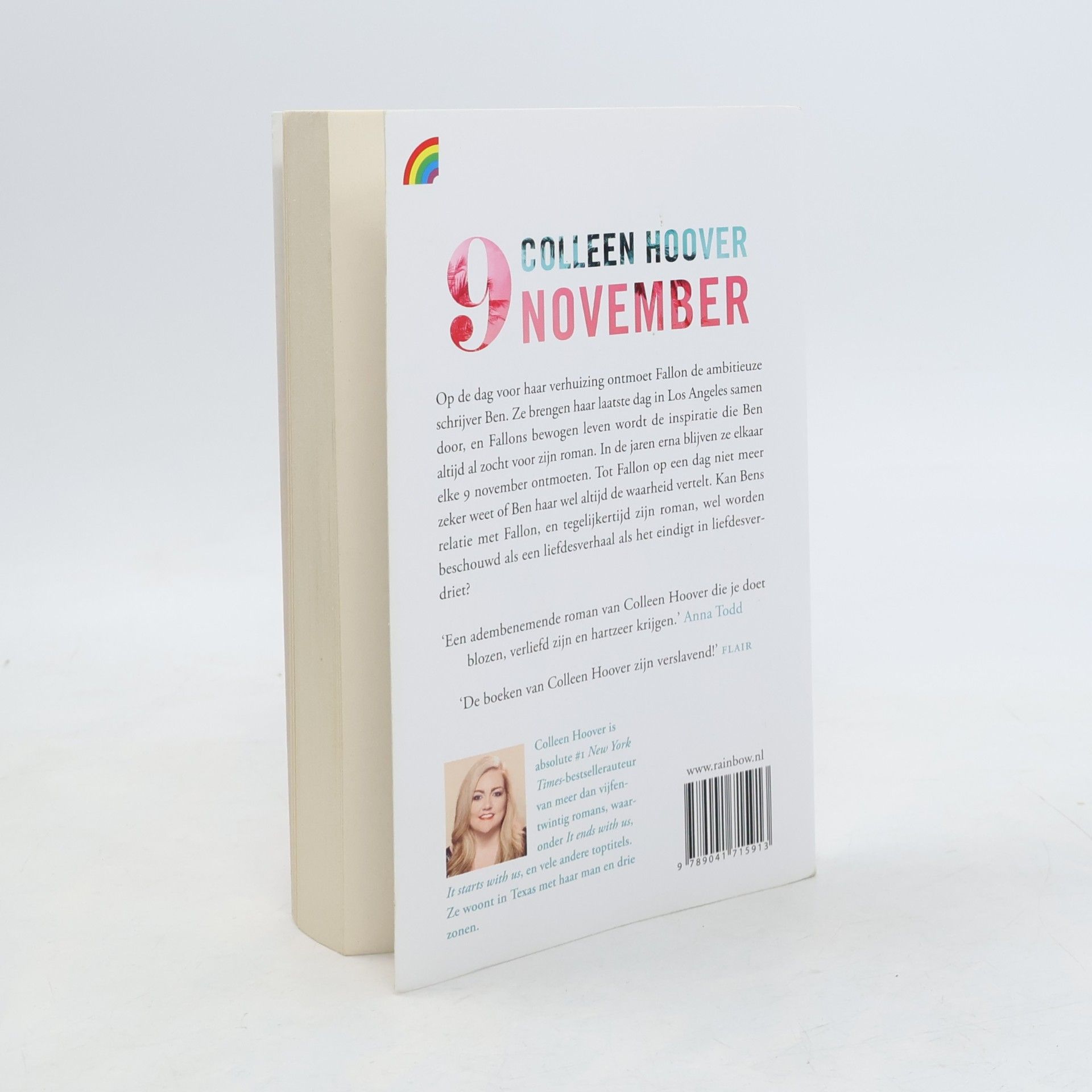 Colleen Hoover 9 november (Rainbow pocketboeken, 1542)